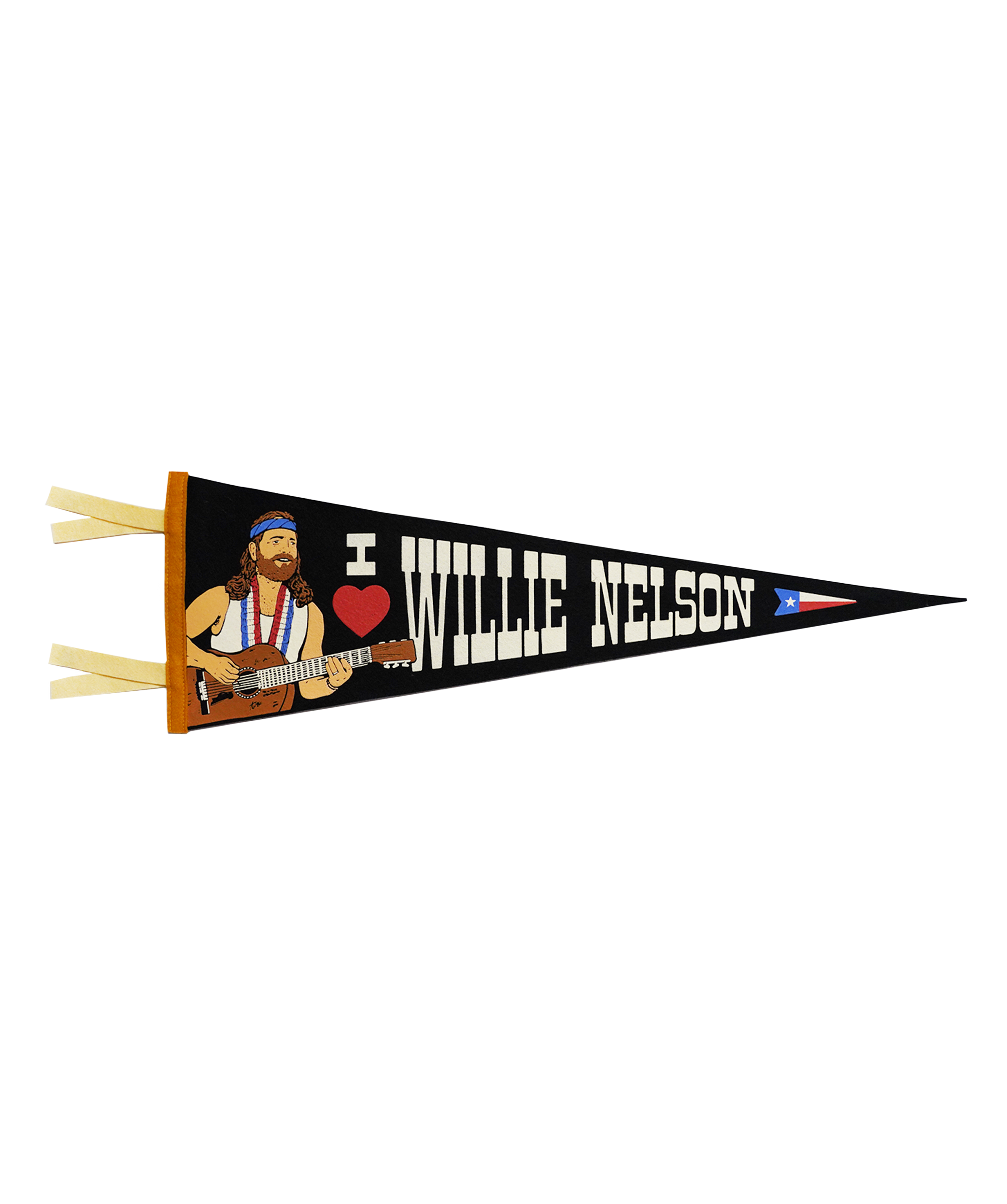 I Heart Willie Nelson Pennant • Willie Nelson x Oxford Pennant