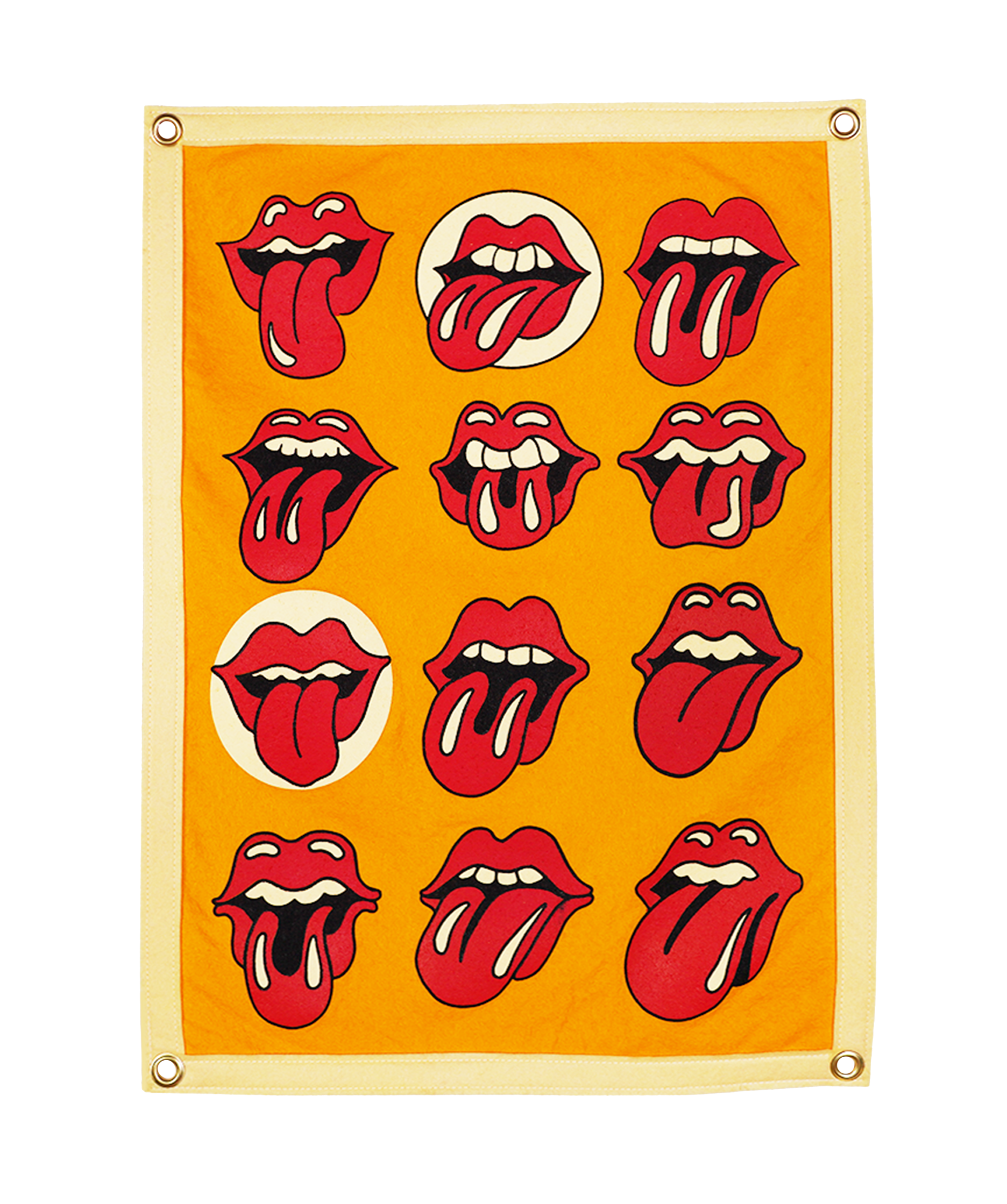 Lips Camp Flag • The Rolling Stones x Oxford Pennant