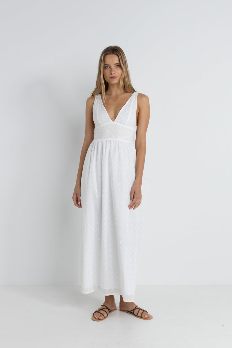 Mirage Maxi Dress in White