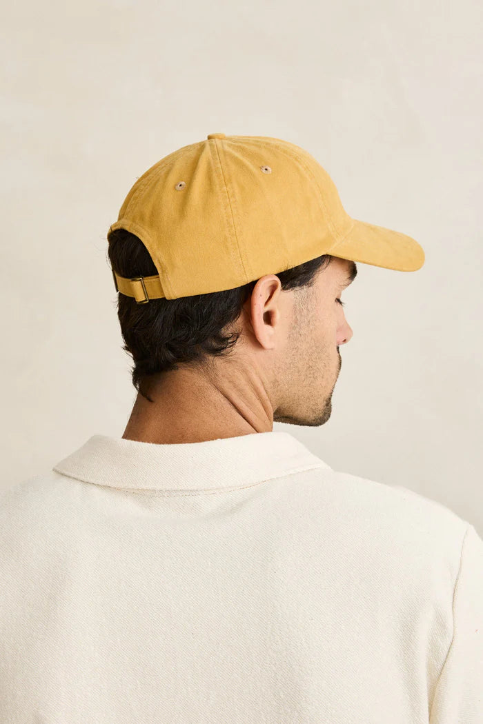 Essential Brushed Twill Cap Mustard