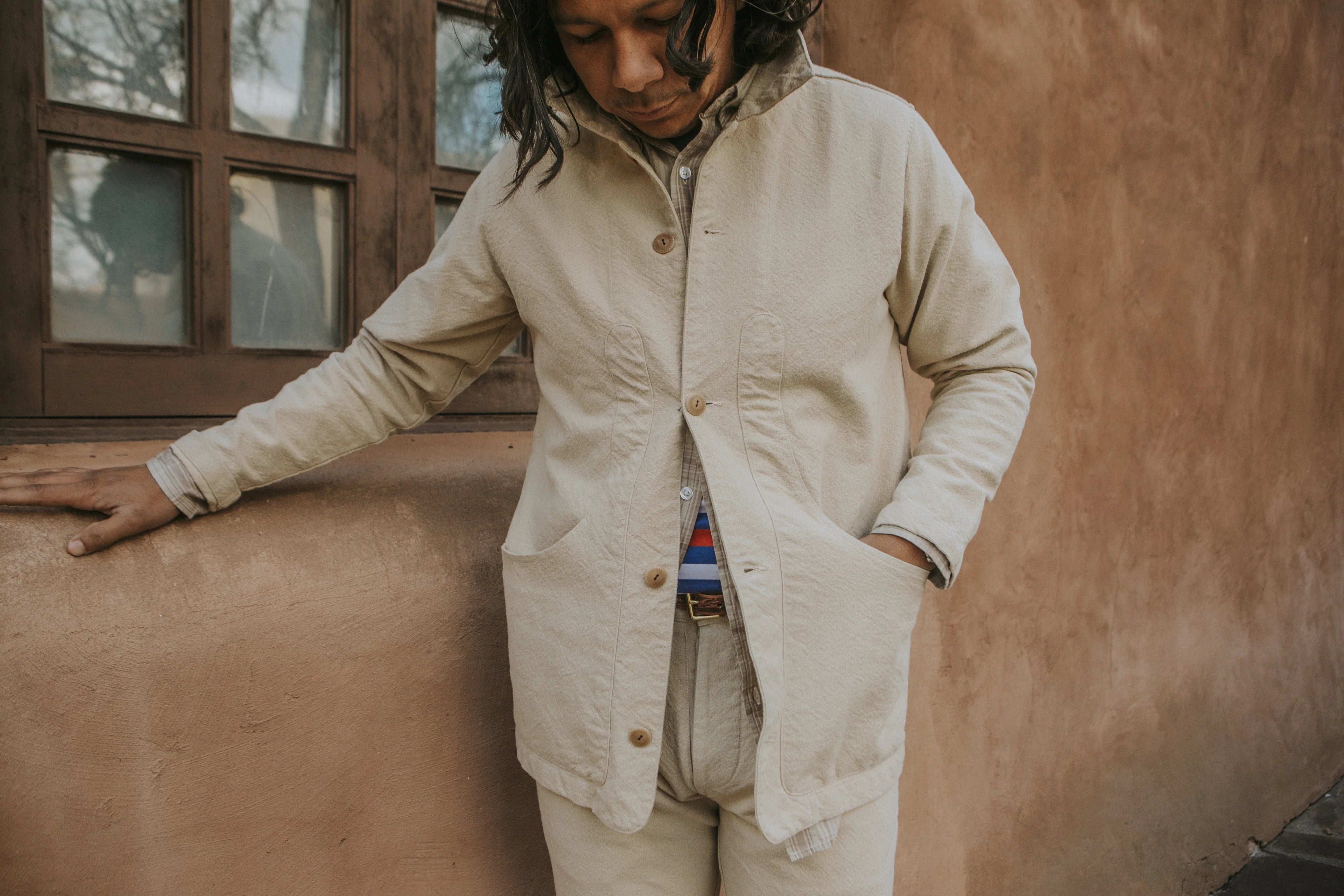 Rustic Plainweave Hunting Jacket