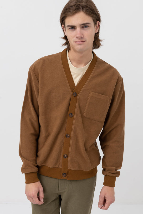 Reverse Terry Cardigan