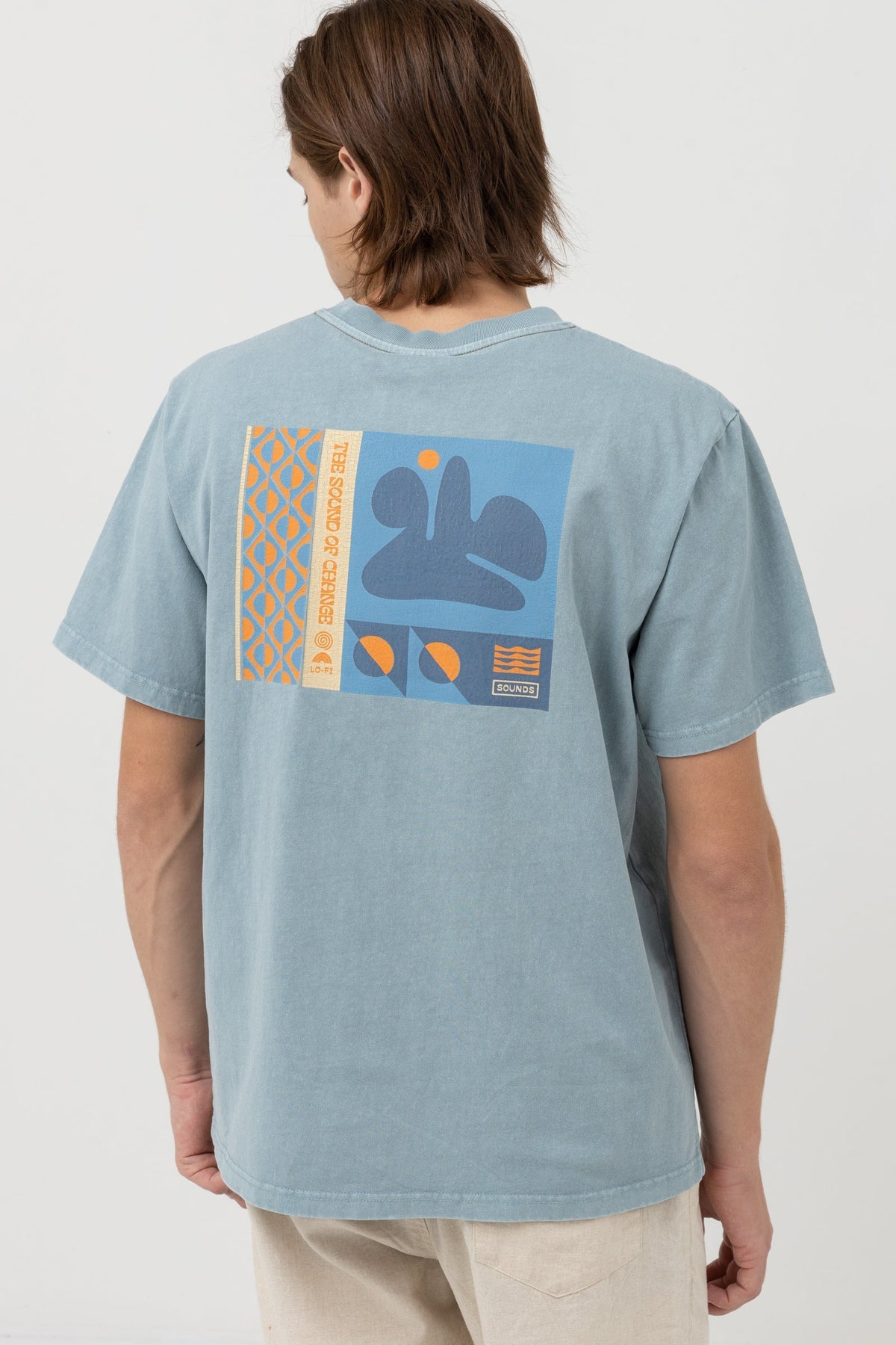 Signal Vintage Ss T Shirt - Blue Fog