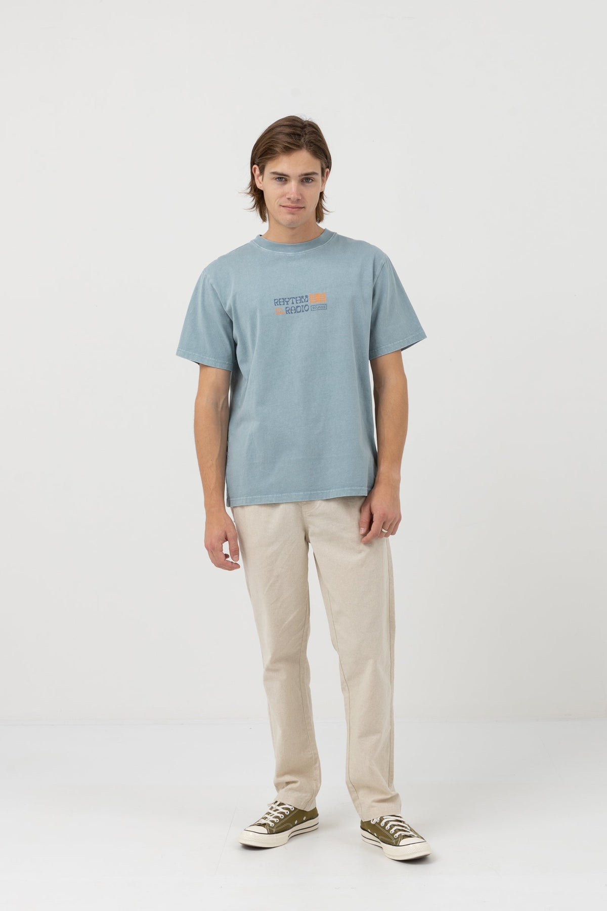 Signal Vintage Ss T Shirt - Blue Fog