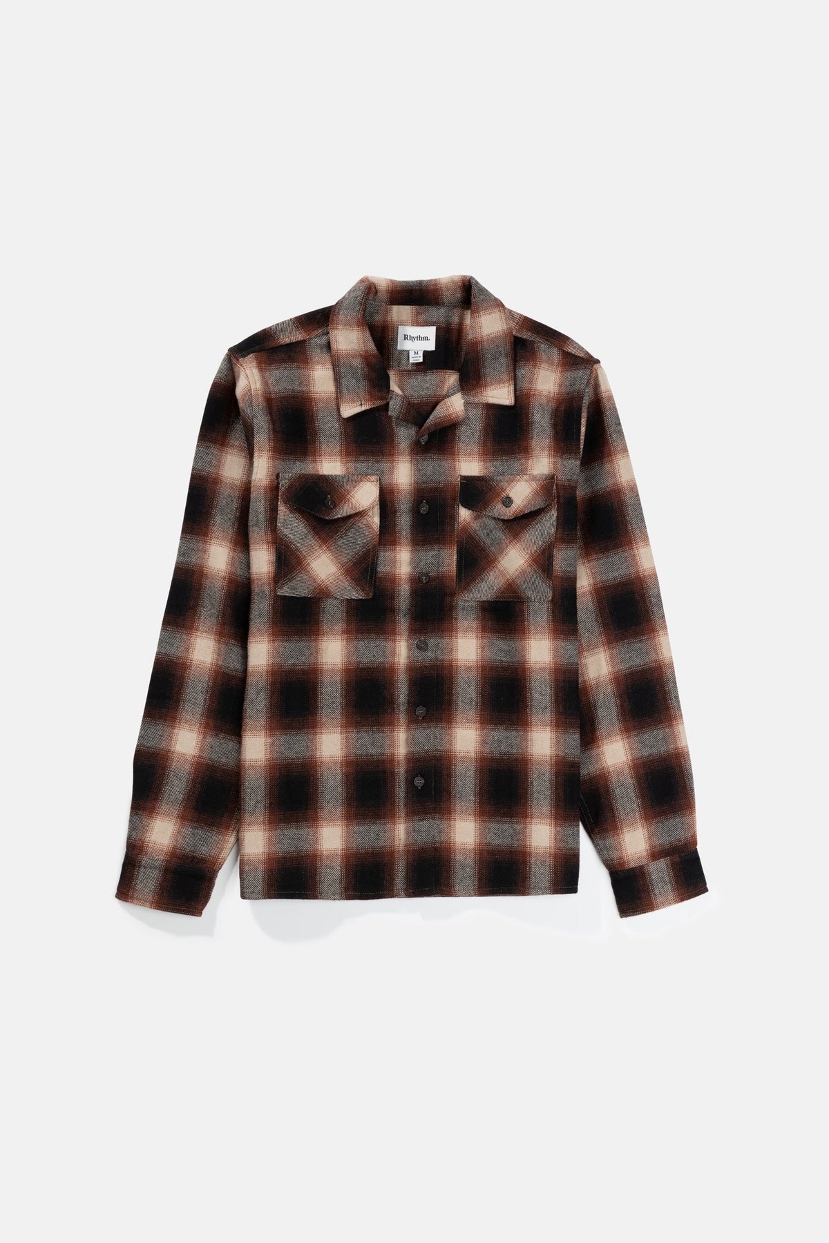 Plaid Ls Flannel - Rust