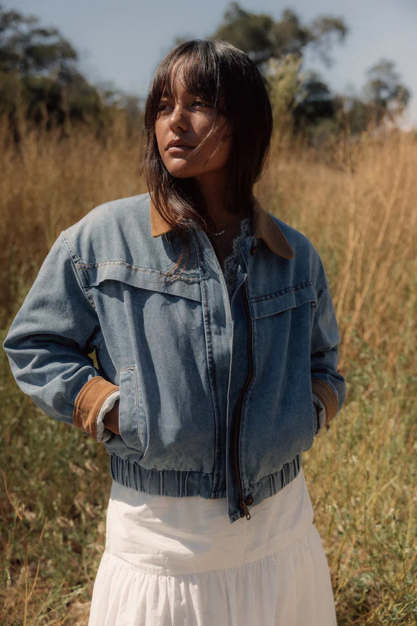 Mila Insulated Denim Jacket