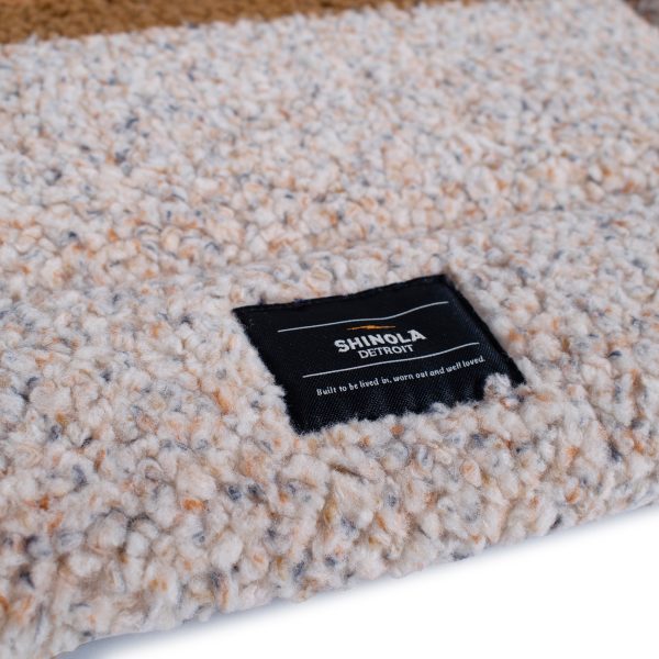 Medium Shinola Brand Stripe Comfort Cushion Oatmeal