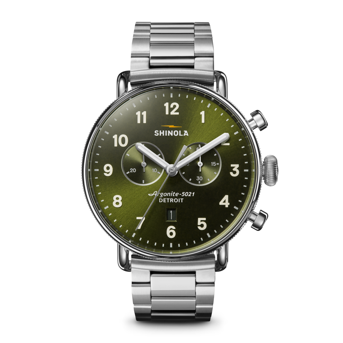 Canfield Chronograph Watch-Dark Olive