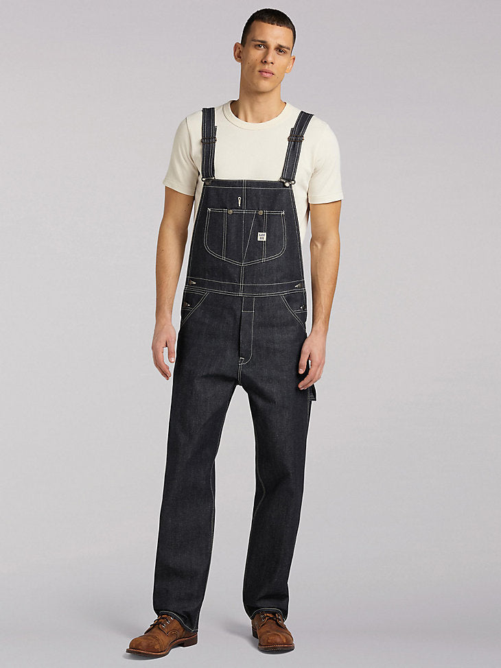 LEE 101 RELAXED FIT BIB OVERALL IN DRY INDIGO