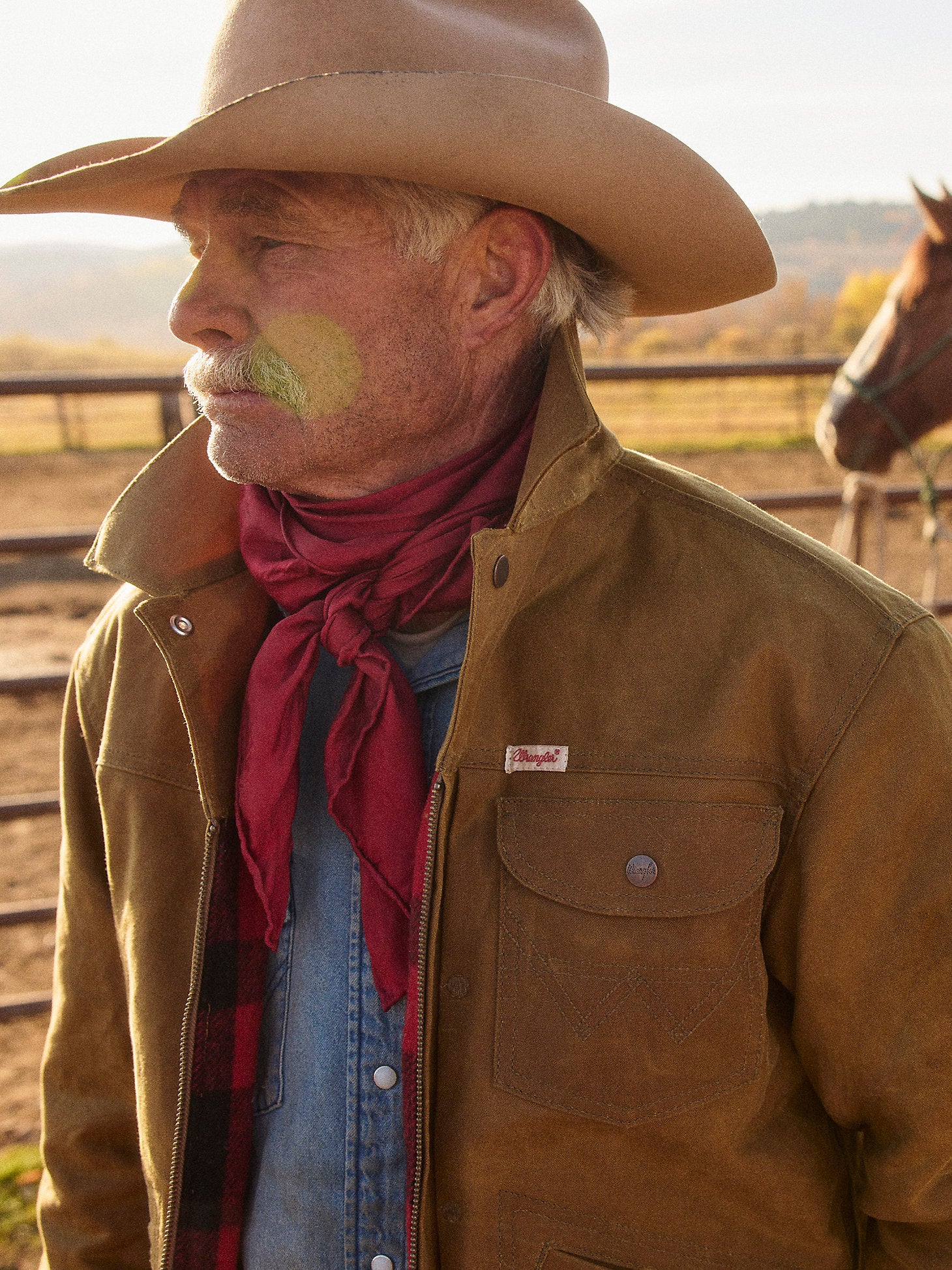 Wrangler X Filson Adventure Jacket-Dark Tan