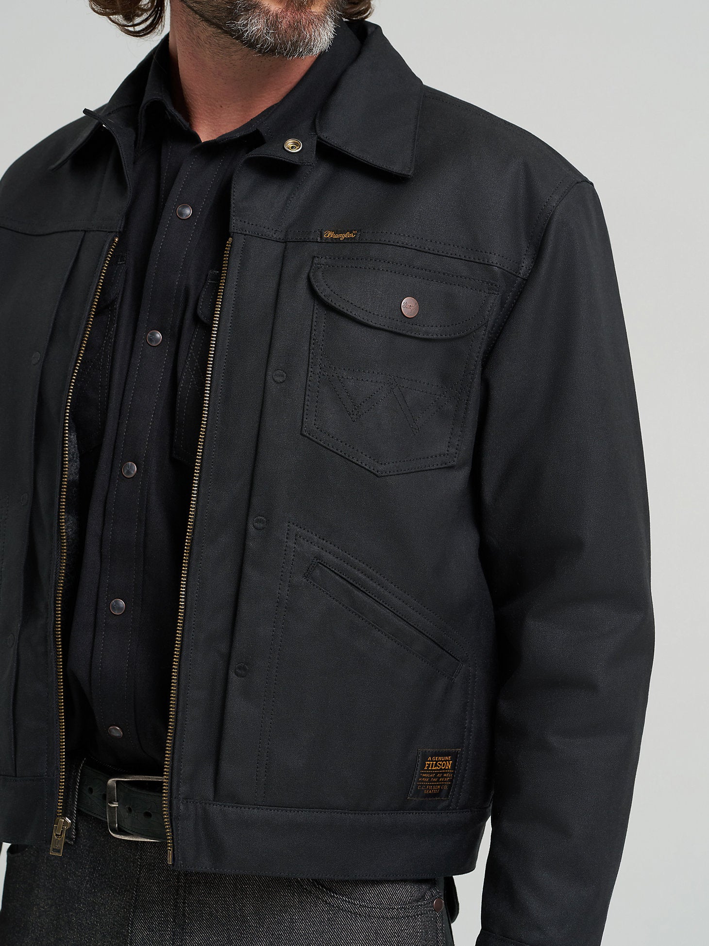Wrangler X Filson Adventure Jacket-Black