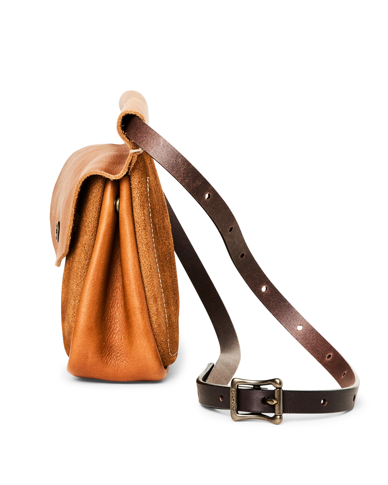 Suede Leather Convertible Field Bag