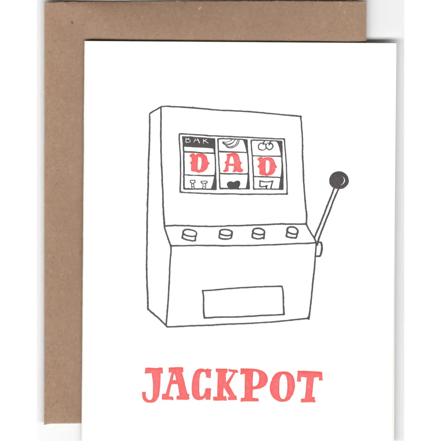 Jackpot Dad - Greeting Card
