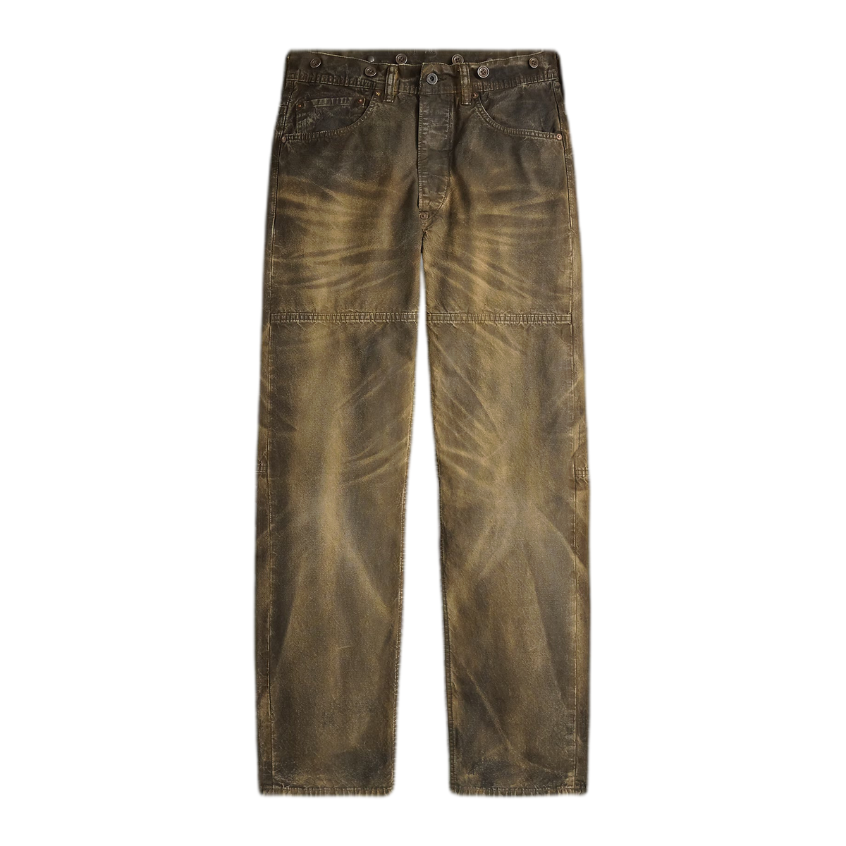 RRL Straight Fit Distressed Canvas Workpant