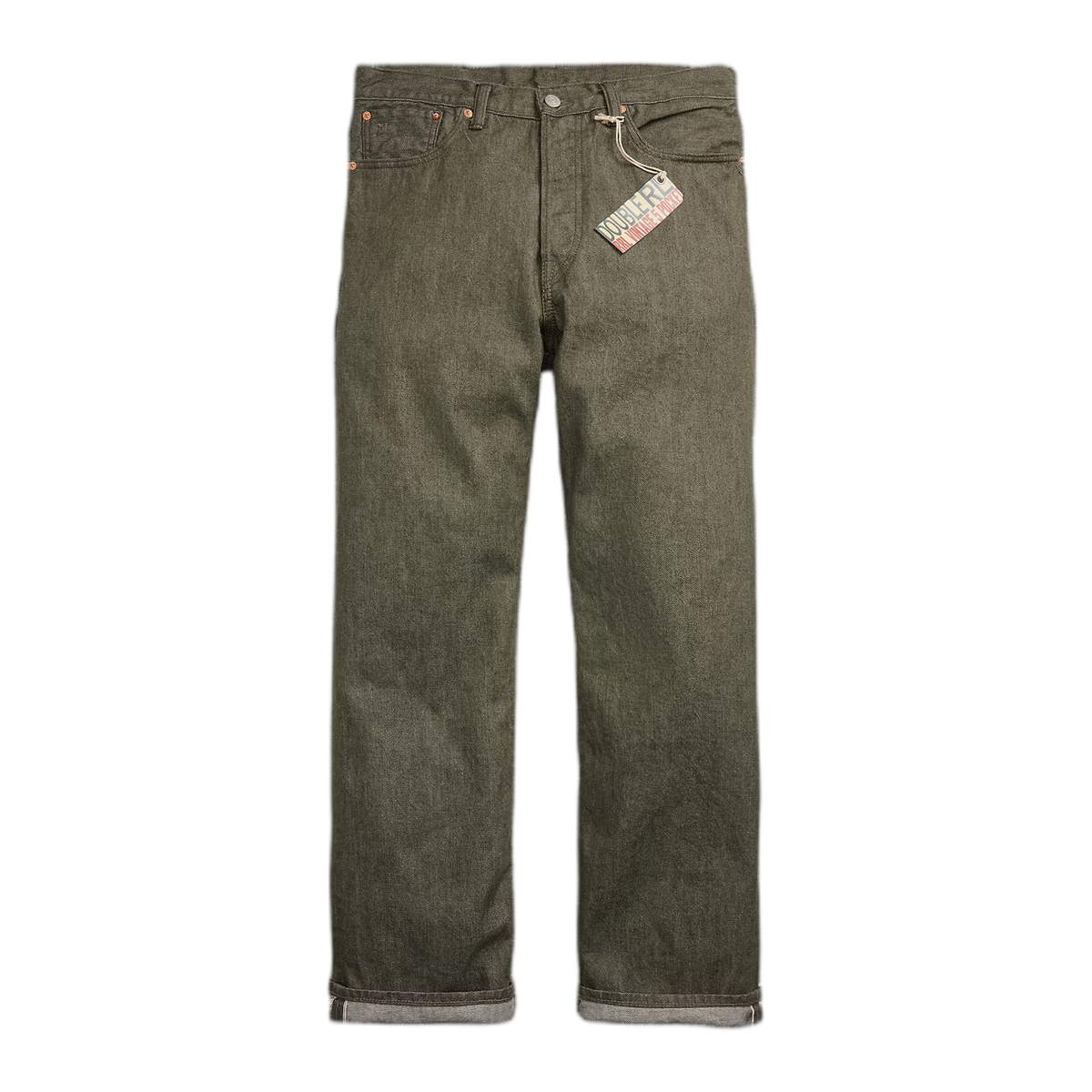 RRL Vintage 5-Pocket Olive Selvedge Jean
