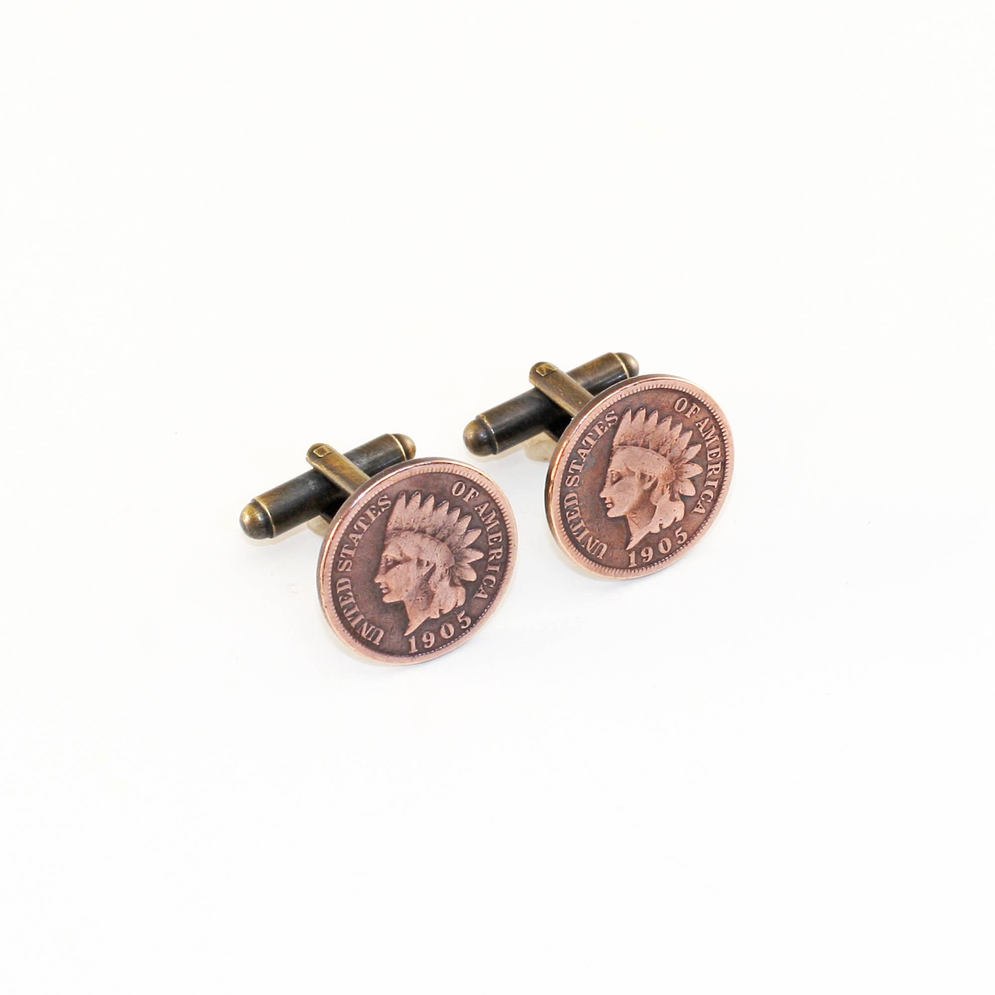 Indian Head Cent Cuff Links