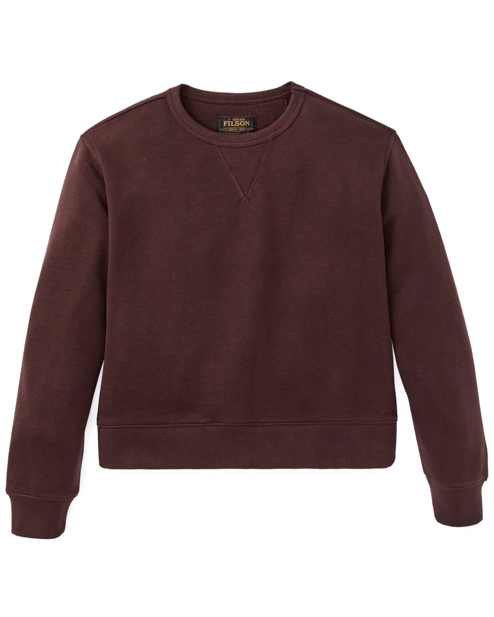 Women's French Terry Crewneck - Eagle Brown
