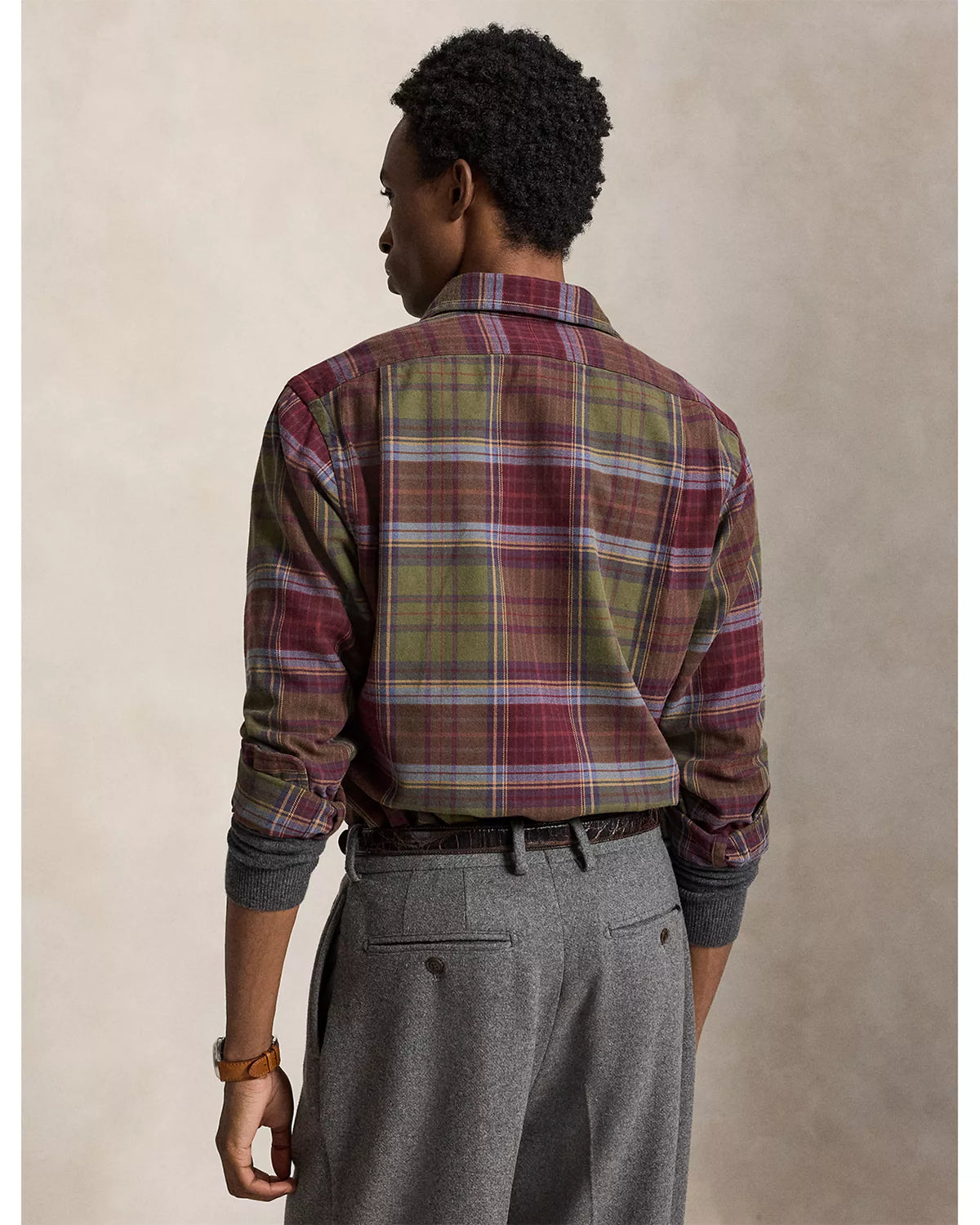 Classic Fit Plaid Flannel Shirt