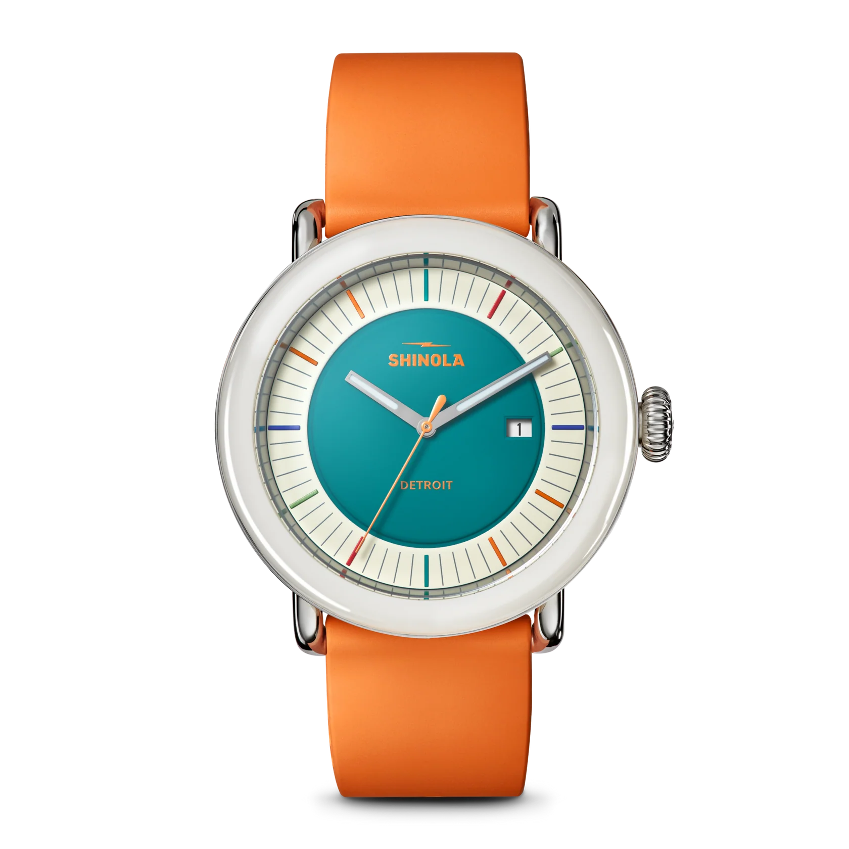 Shinola Detrola Watch-Limited Aqua Green