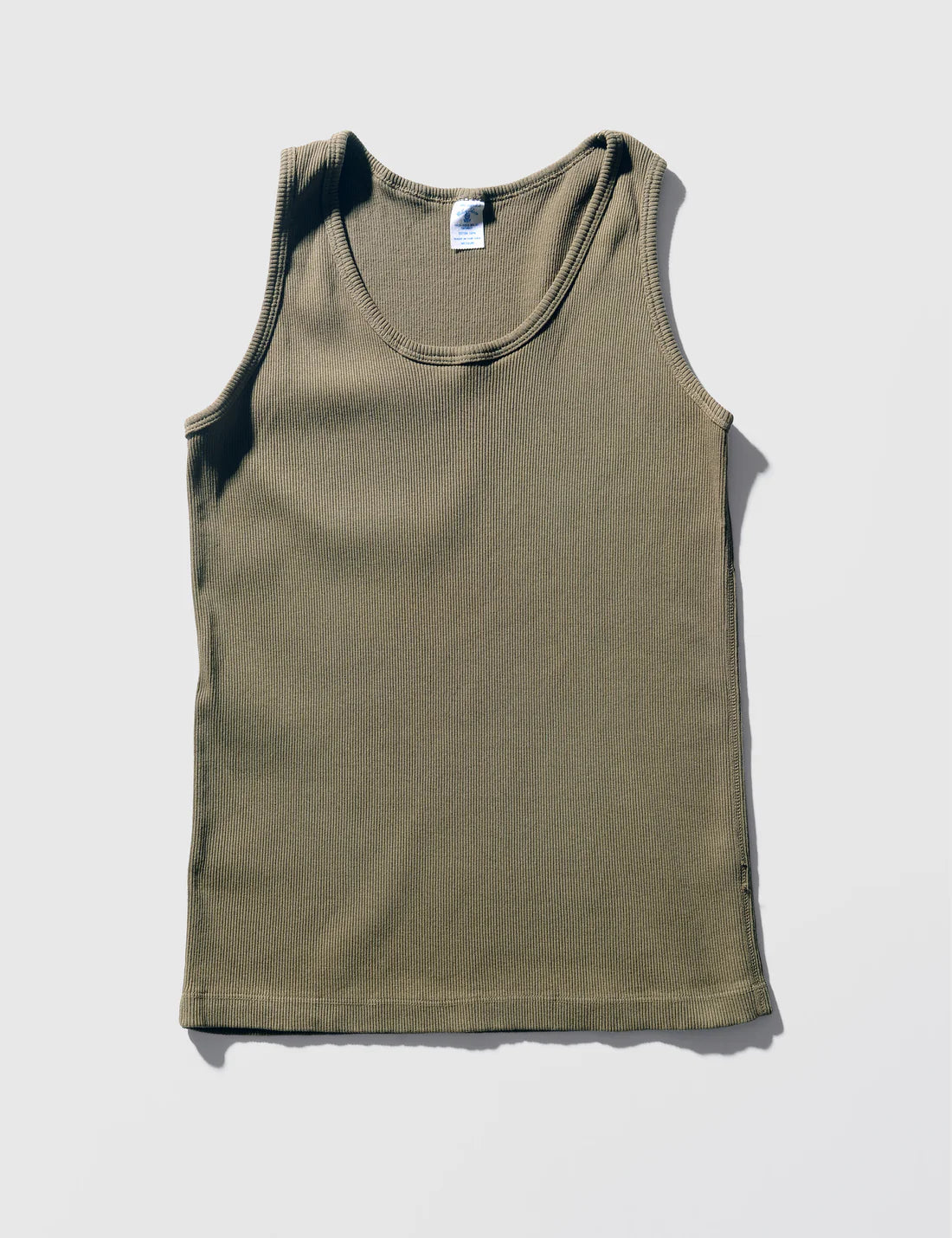One-Pack Ribbed Tank Top | Olive