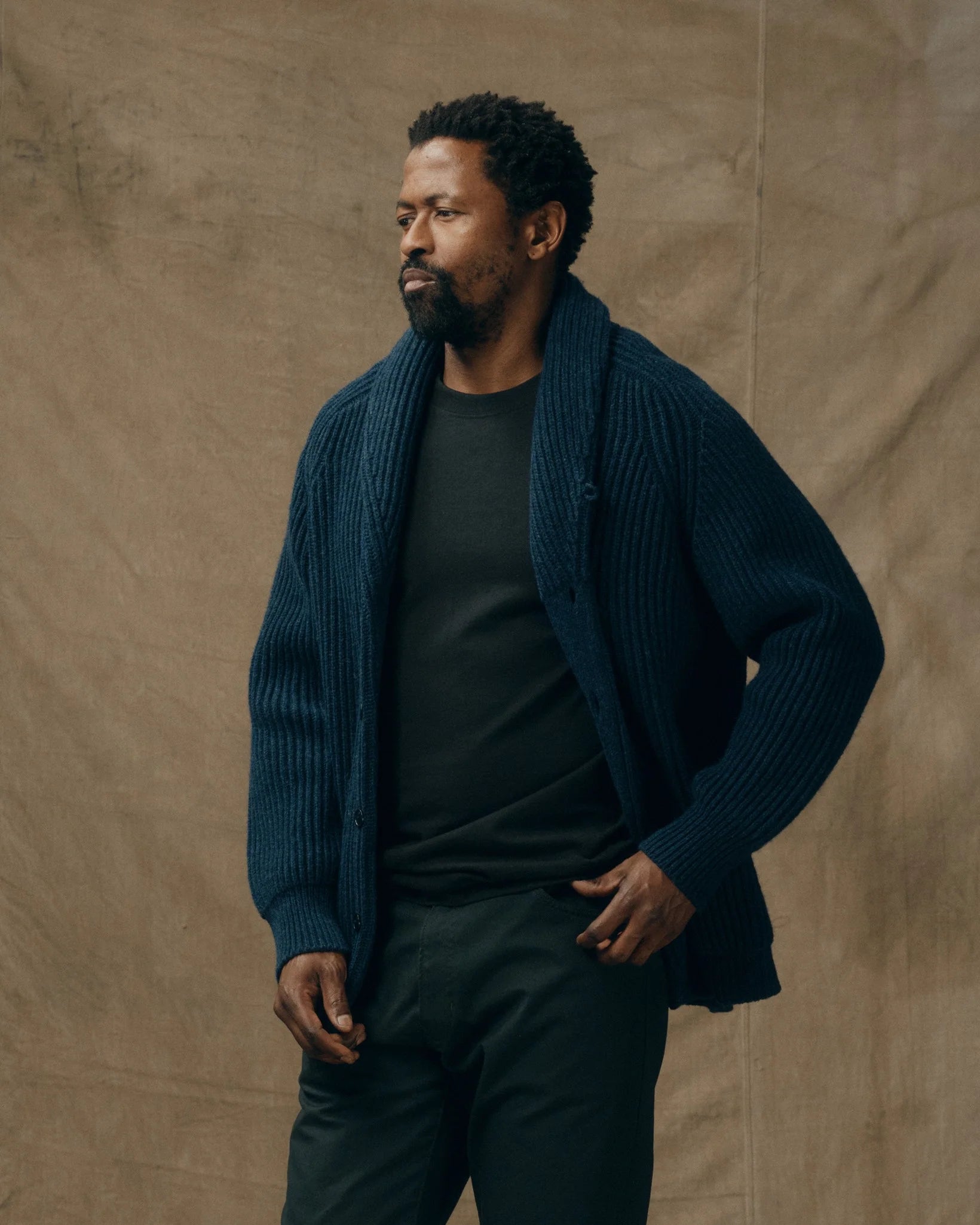 Bristol Cardigan Sweater - Navy