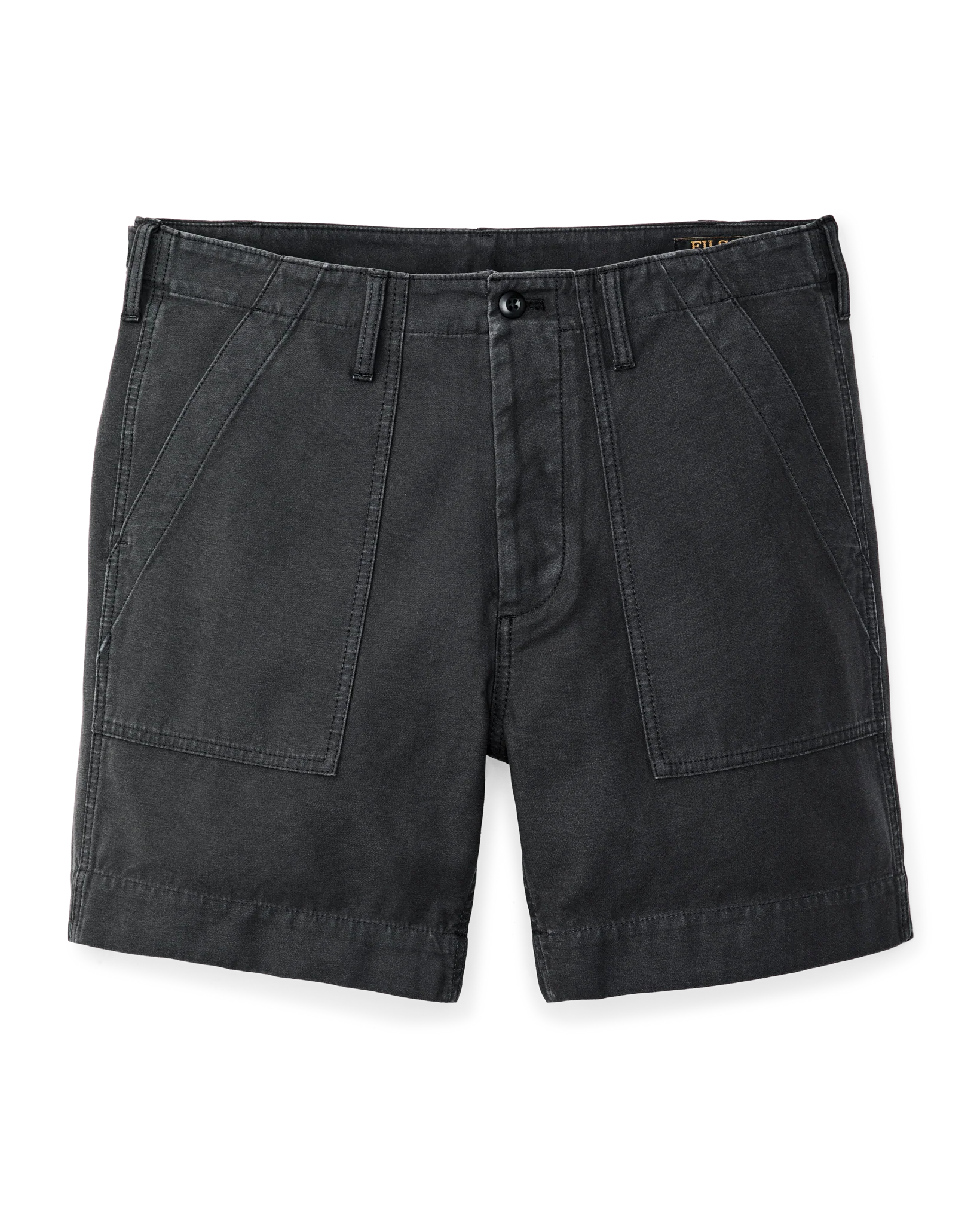 Field Supply Shorts - Washed Faded Black