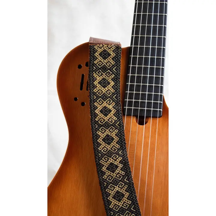 Handmade Beaded Guitar Strap