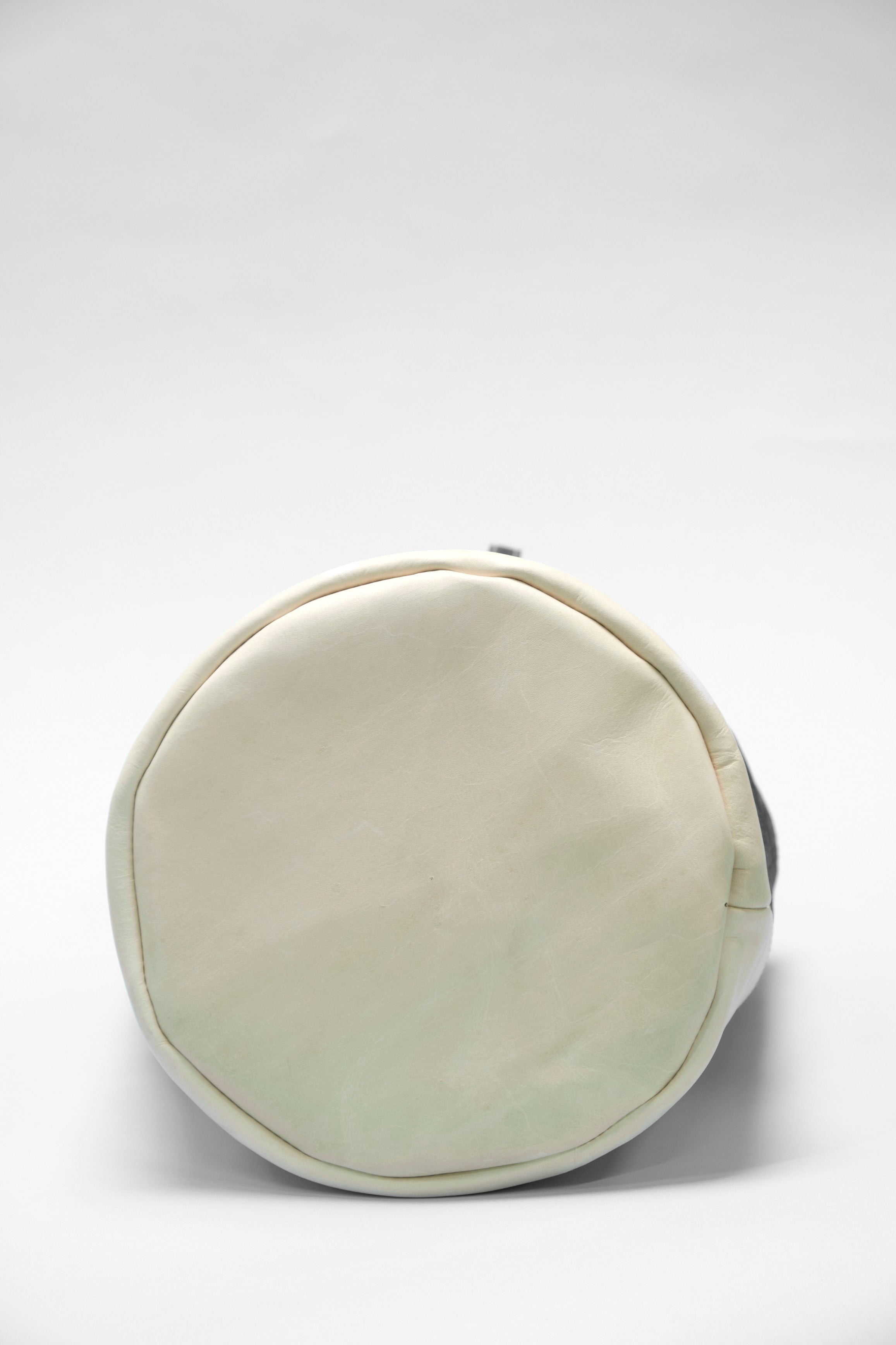 Selvedge Denim Feed Sack With Leather Trim