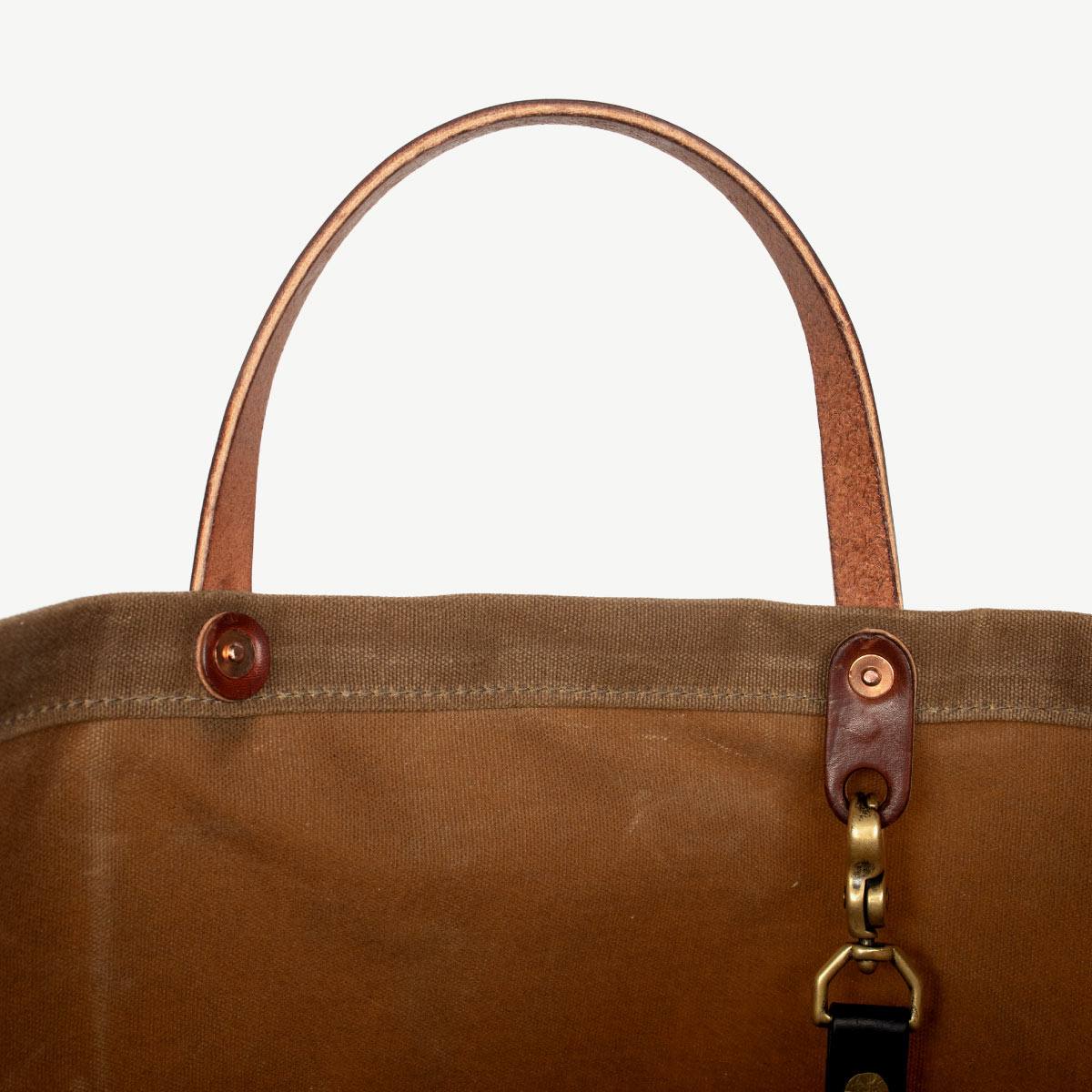 Coal Tote - Waxed Brush Brown