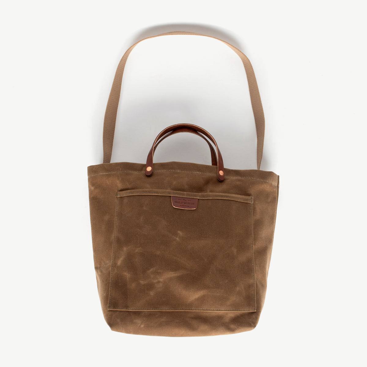 Coal Tote - Waxed Brush Brown