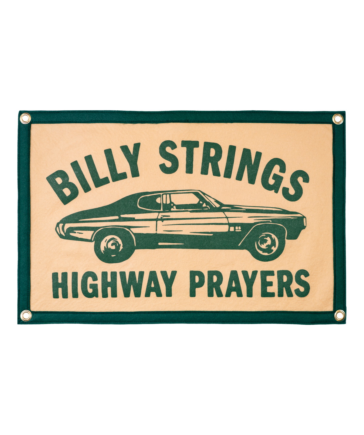 Highway Prayers Camp Flag • Billy Strings x Oxford Pennant
