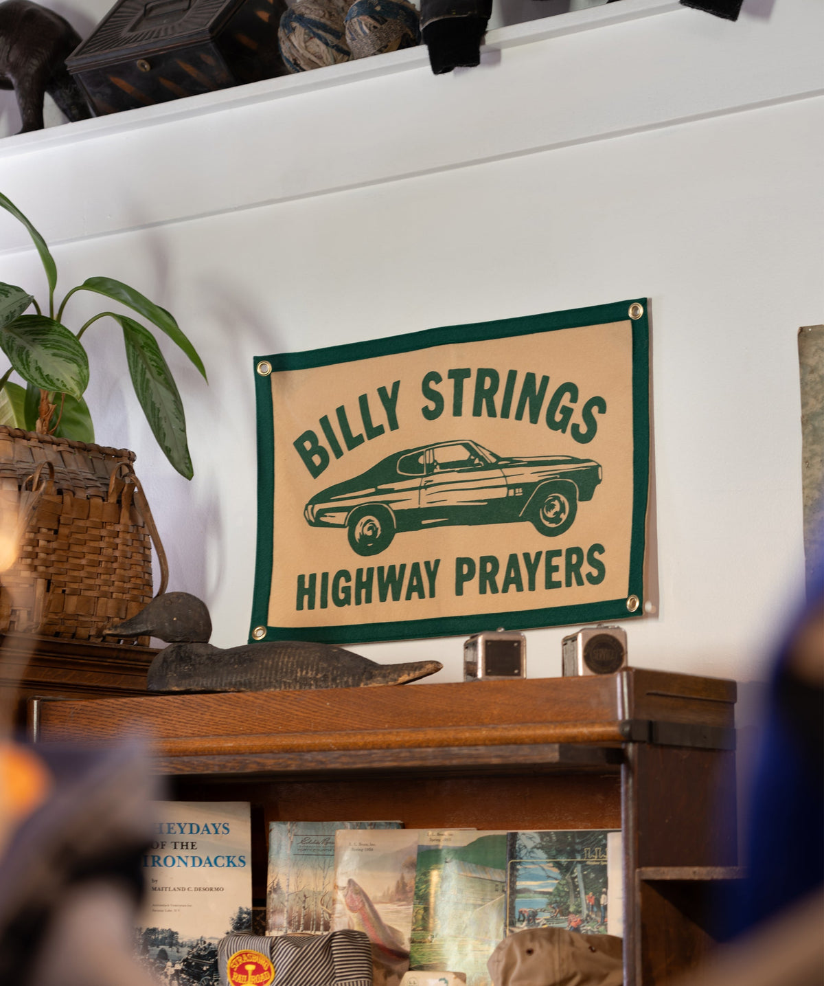 Highway Prayers Camp Flag • Billy Strings x Oxford Pennant