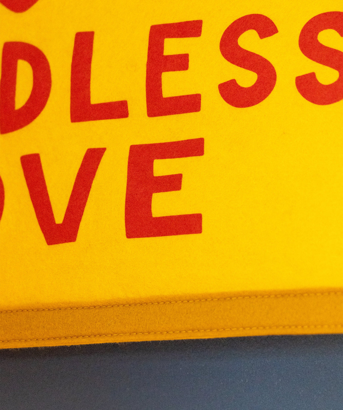 Surround Me With Your Boundless Love Camp Flag • John Prine x Oxford Pennant