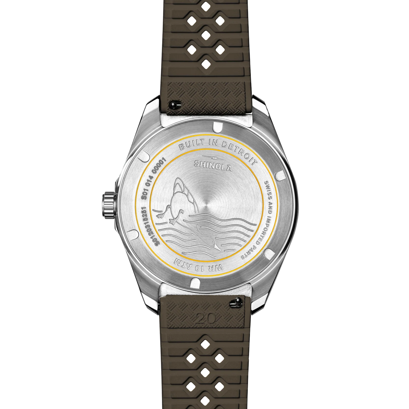Shinola Duck Mallard Brown 40mm