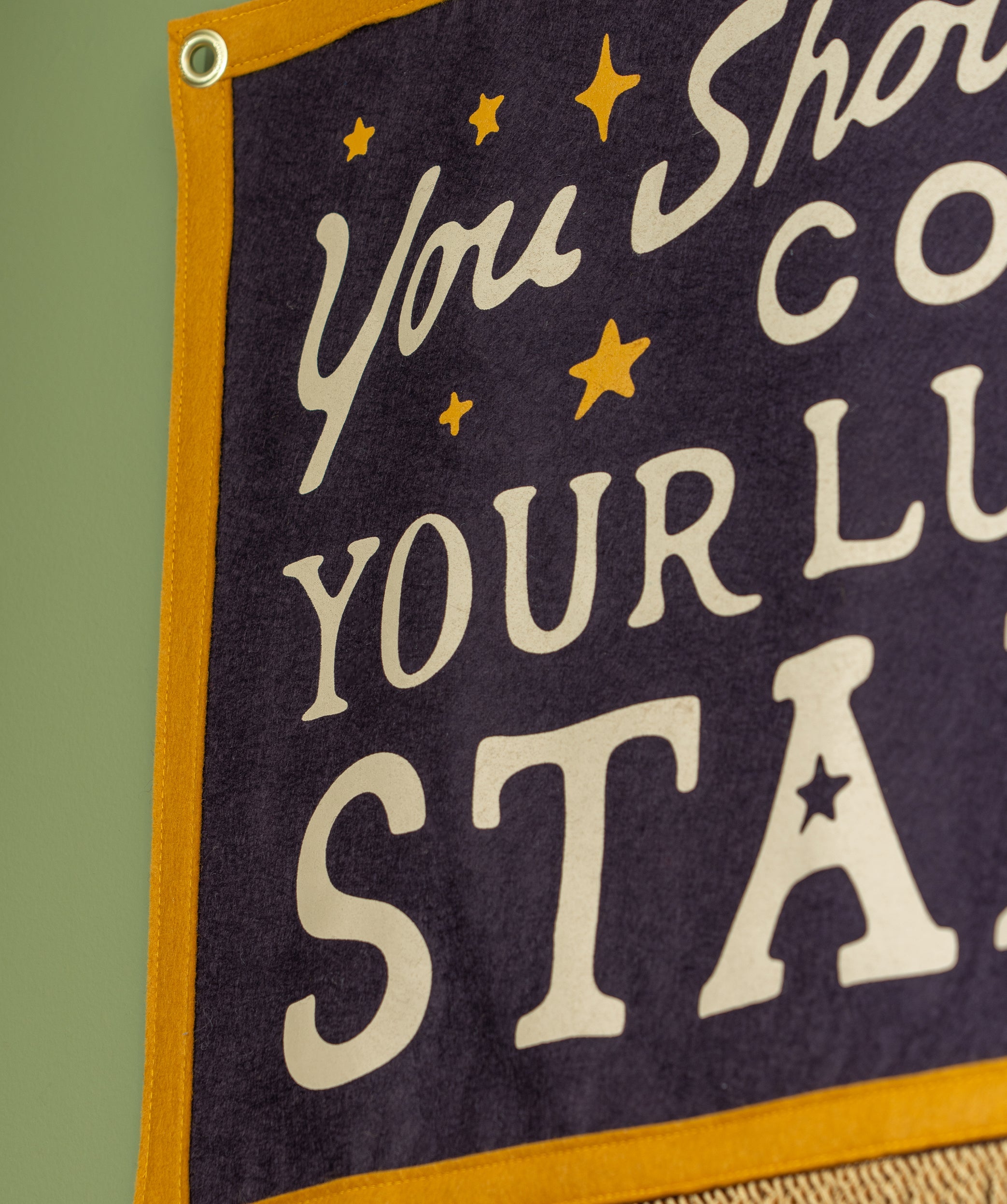 You Should Count Your Lucky Stars Camp Flag • Sierra Ferrell x Oxford Pennant