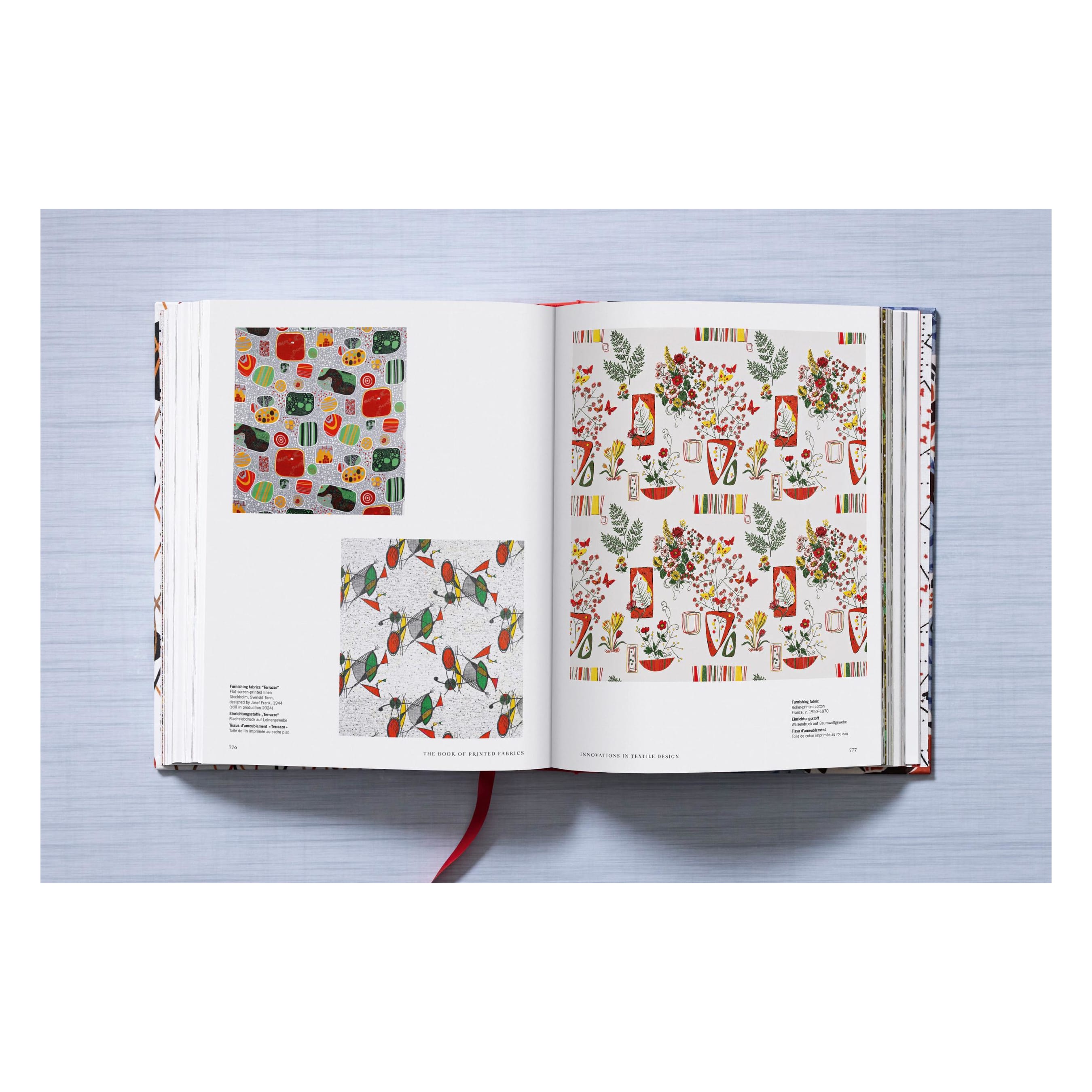 Printed Fabrics. From the 16th century until today (German, French, English)