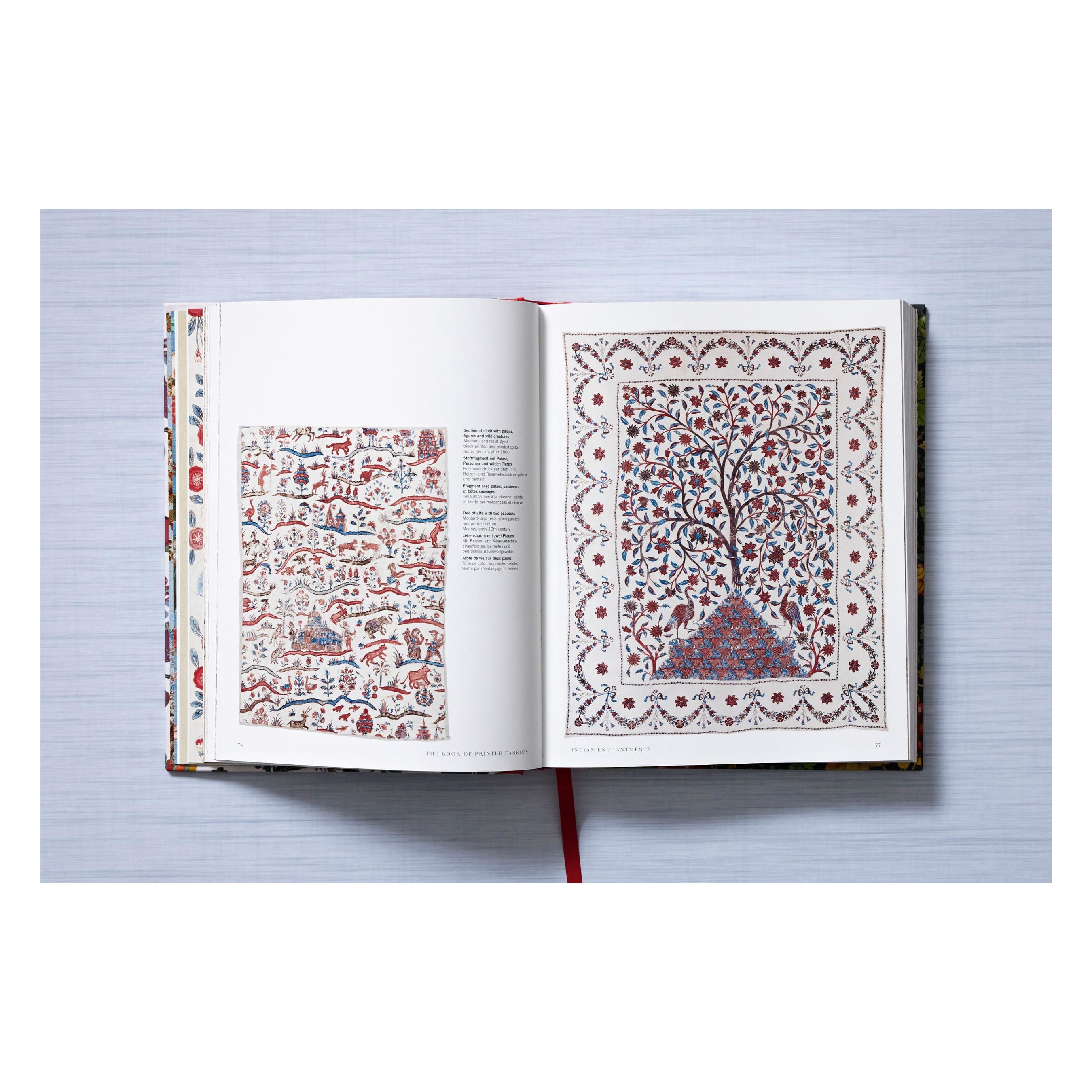 Printed Fabrics. From the 16th century until today (German, French, English)