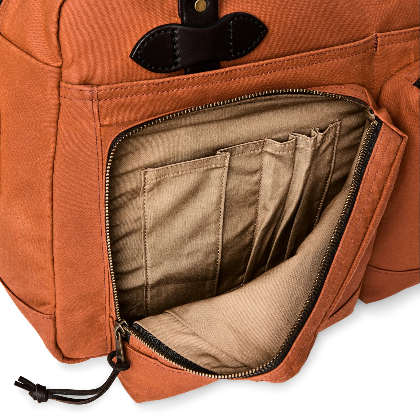 48 HOUR TIN CLOTH DUFFLE BAG - RUST