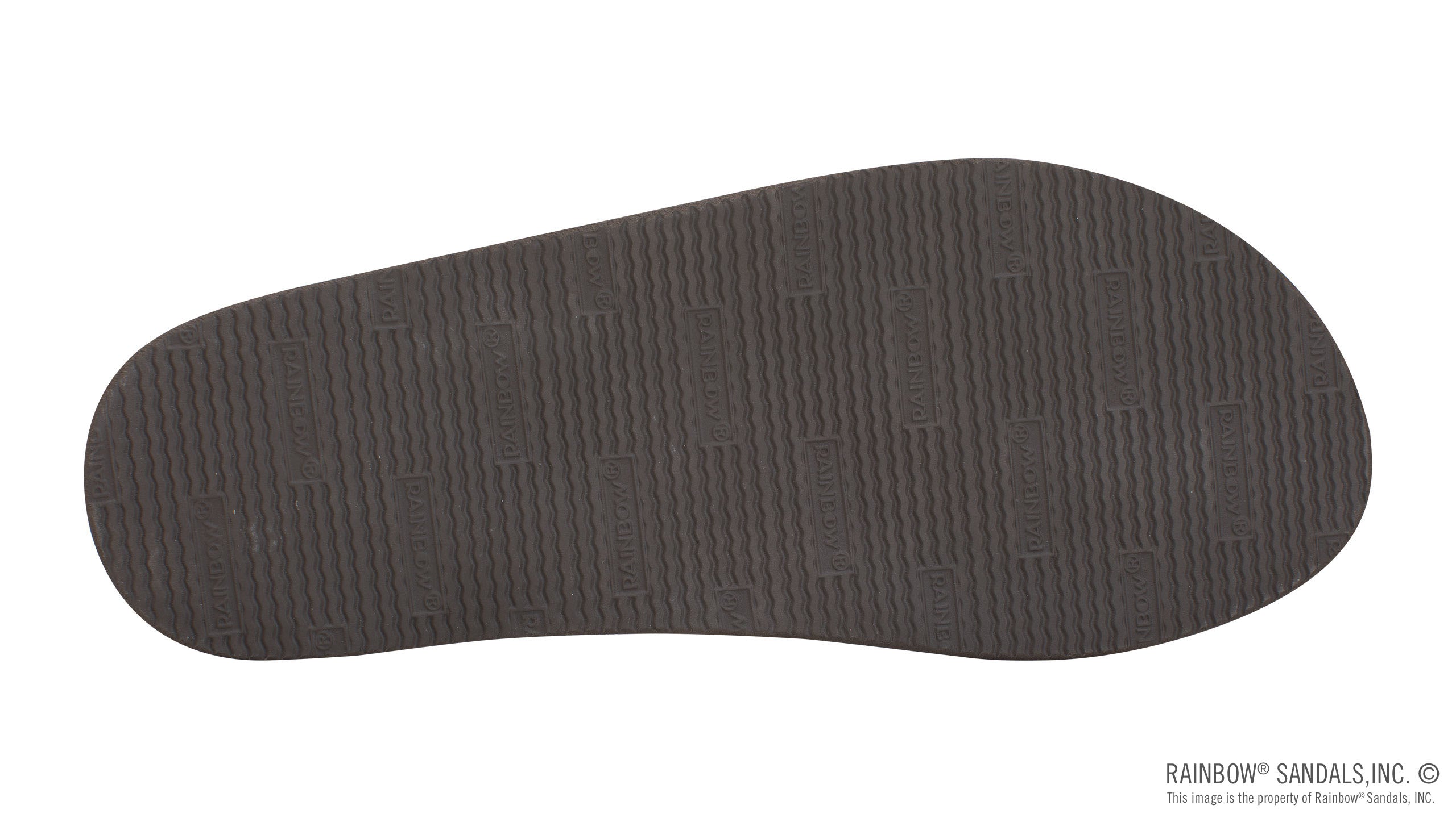 Single Layer Premier Leather with Arch Support 1" Strap - Dark Brown