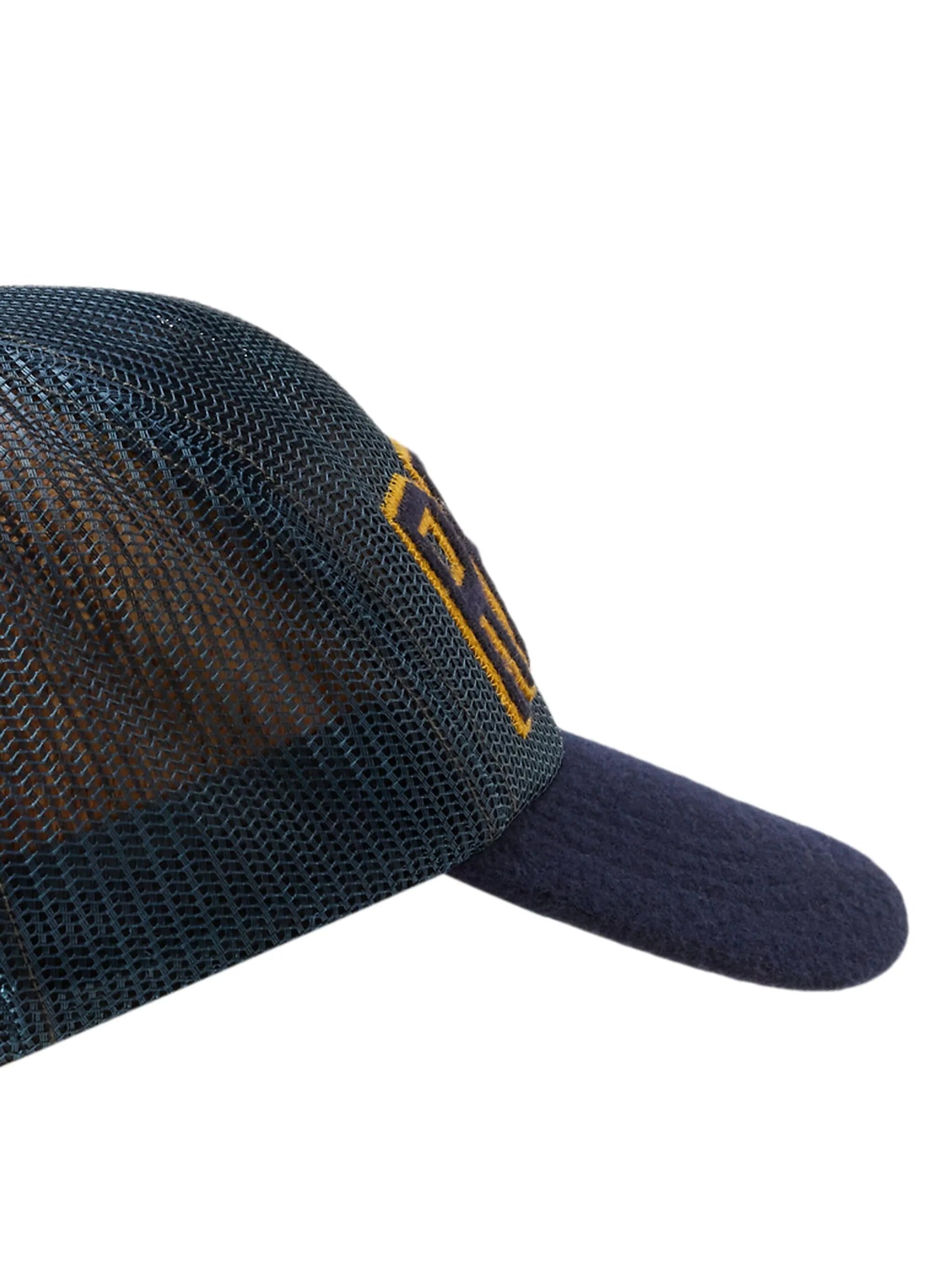 RRL Felt Bill Twill Logo Trucker Cap
