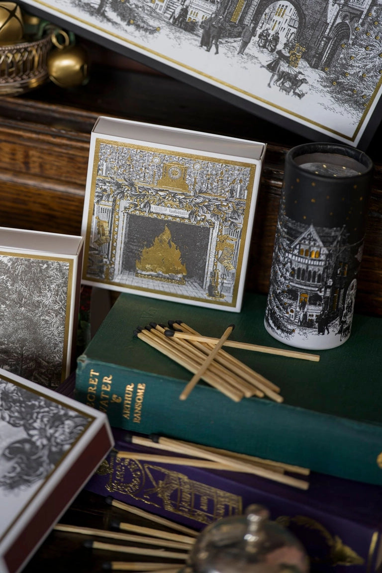 Starry Night Large Cylinders Christmas Safety Matches