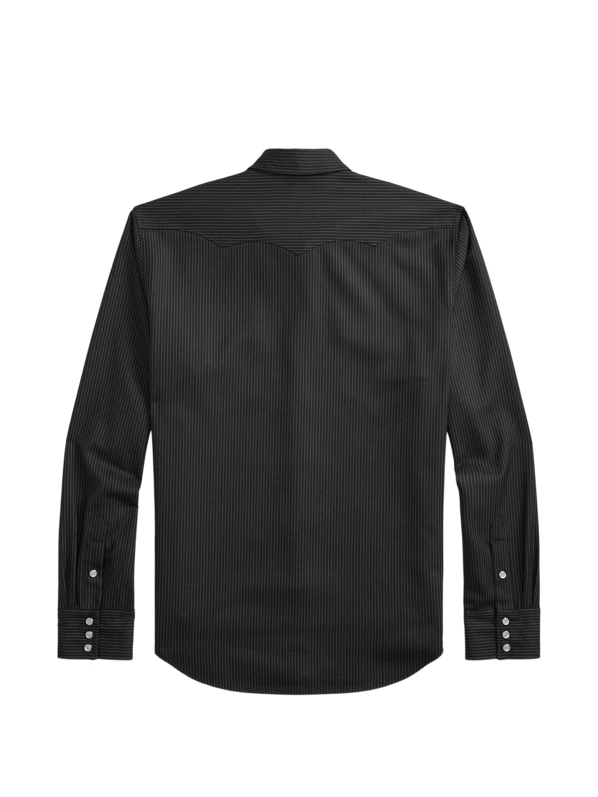 RRL Slim Fit Pinstripe Western Shirt