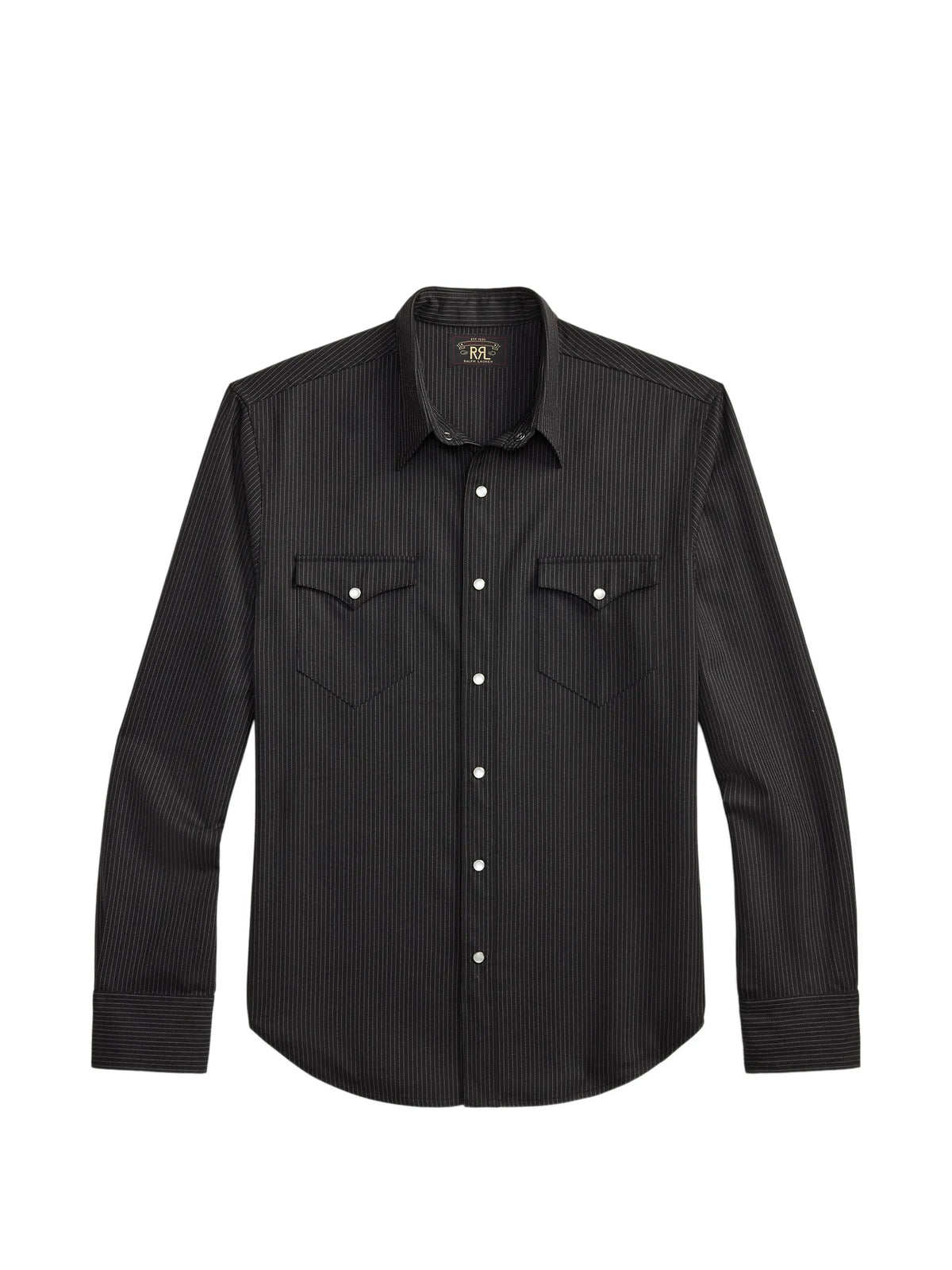 RRL Slim Fit Pinstripe Western Shirt