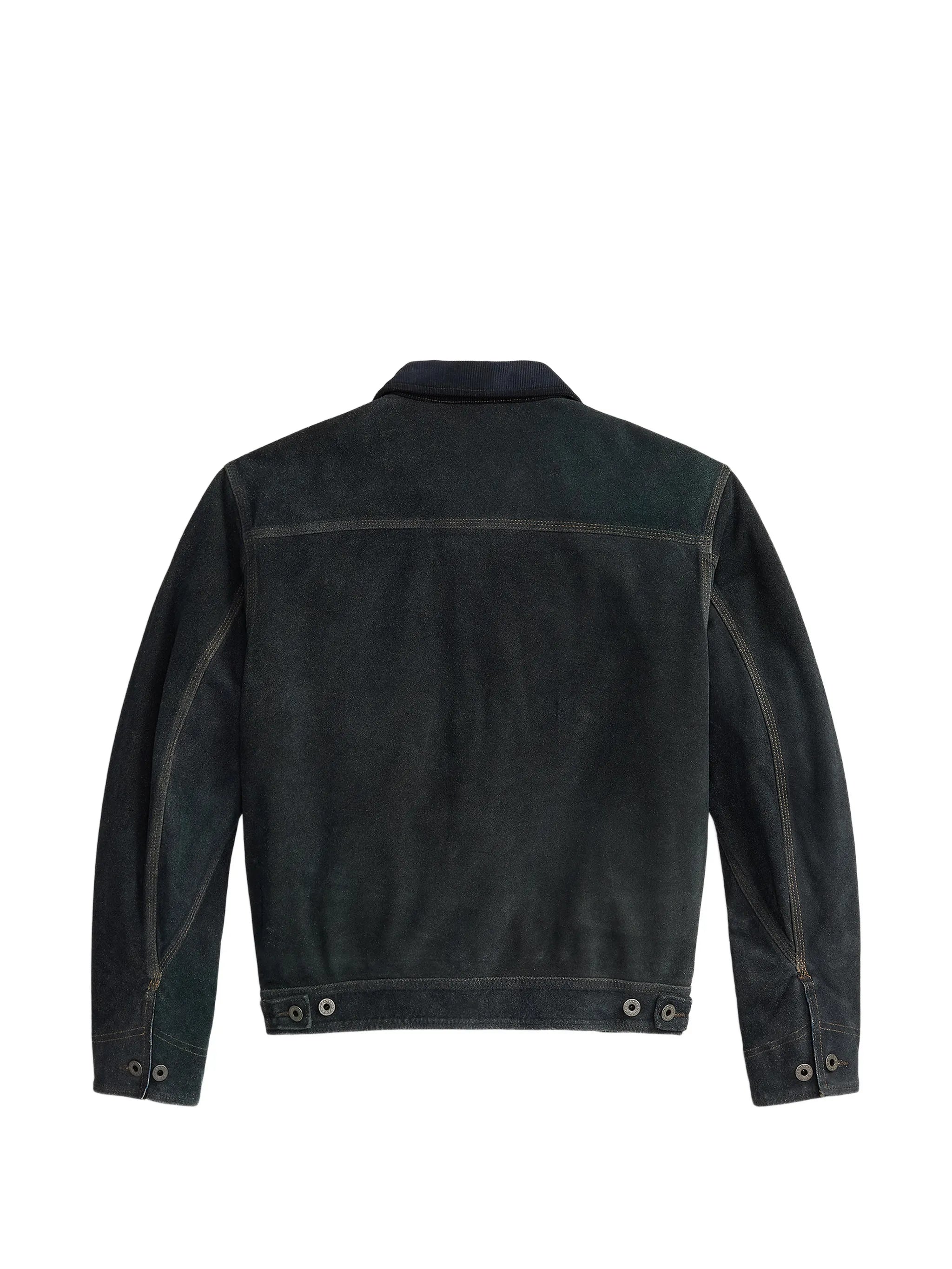 RRL Indigo Roughout Suede Jacket