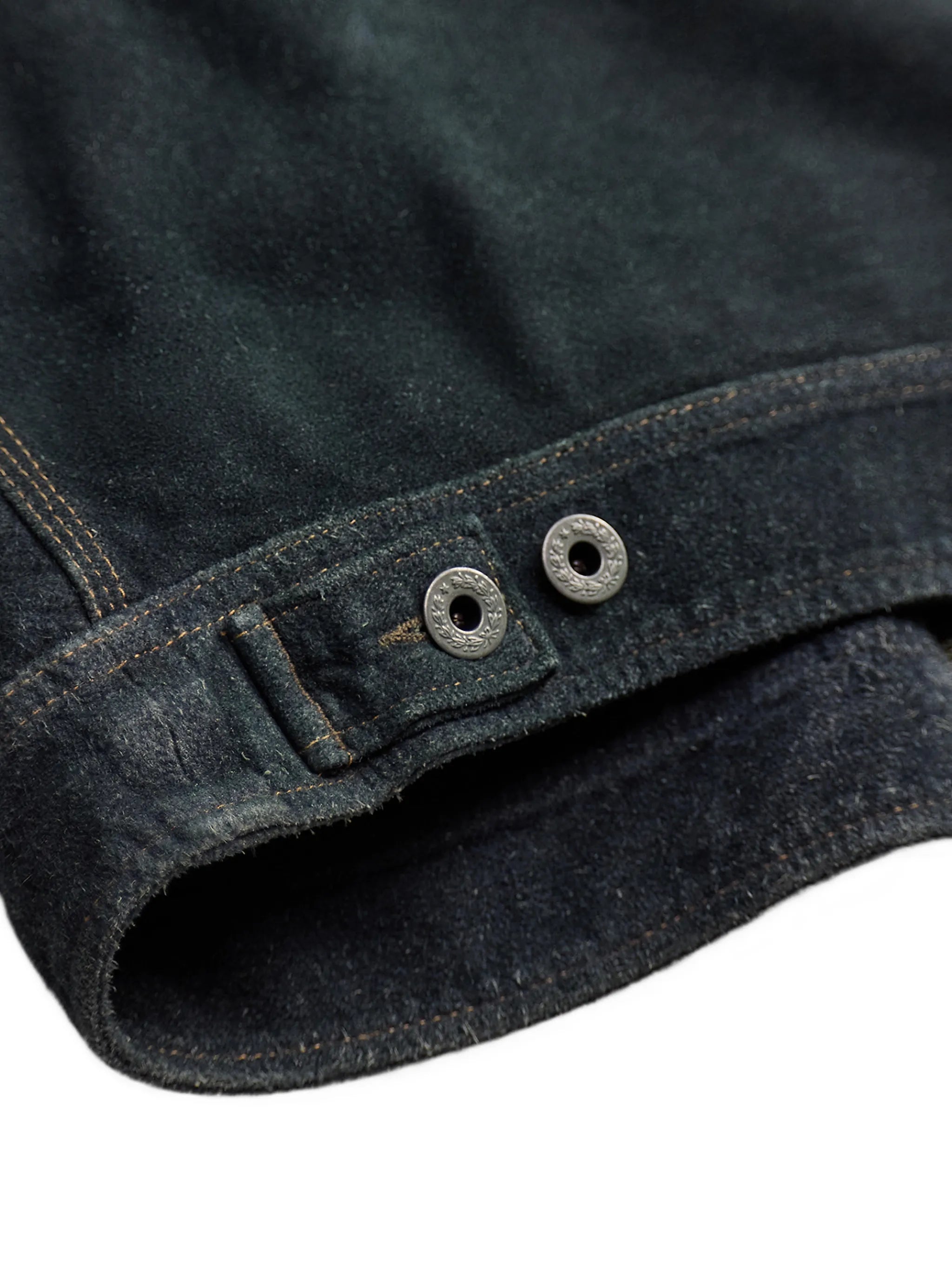 RRL Indigo Roughout Suede Jacket