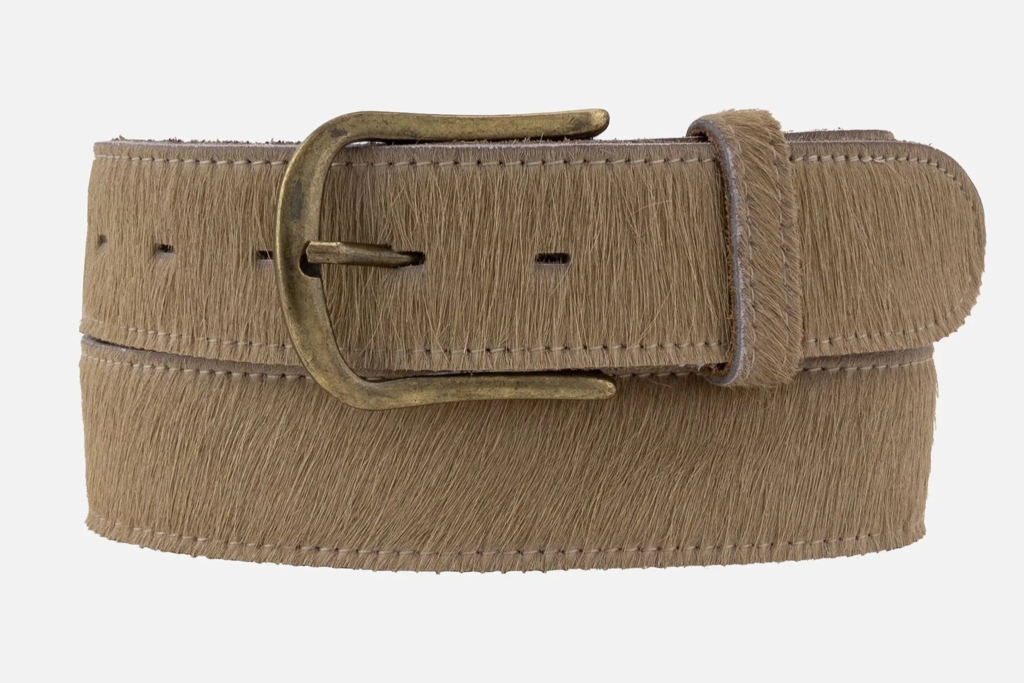 Flavia | Cow-Hair Leather Belt with Removable Buckle