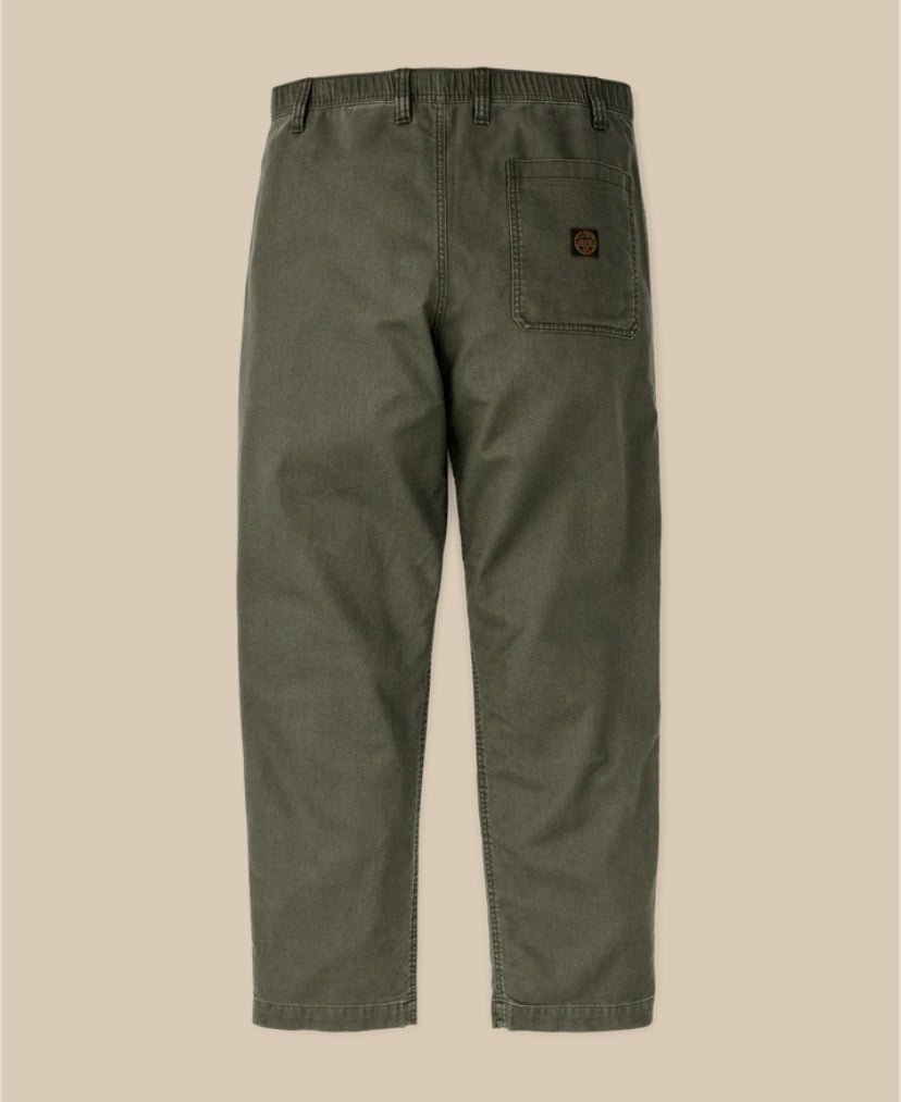 CLARKSTON DOUBLE FRONT PANTS - SURPLUS GREEN