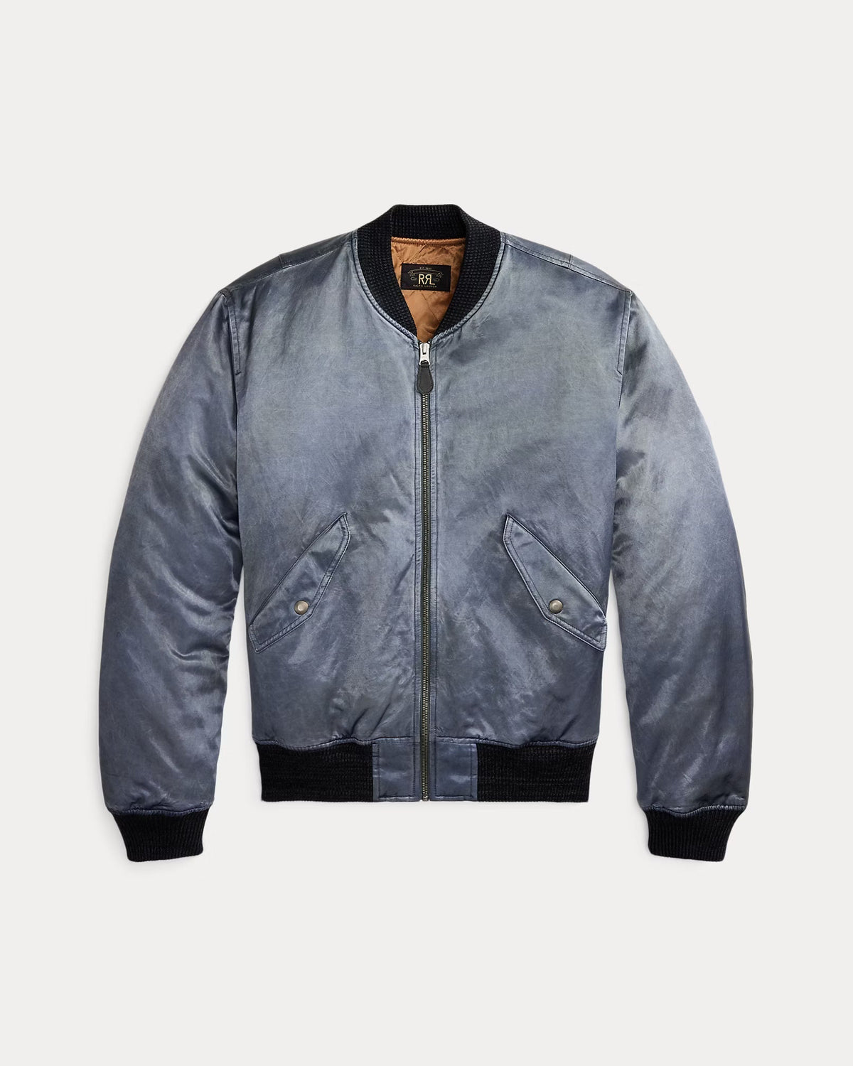 RRL Embroidered Satin Flight Jacket