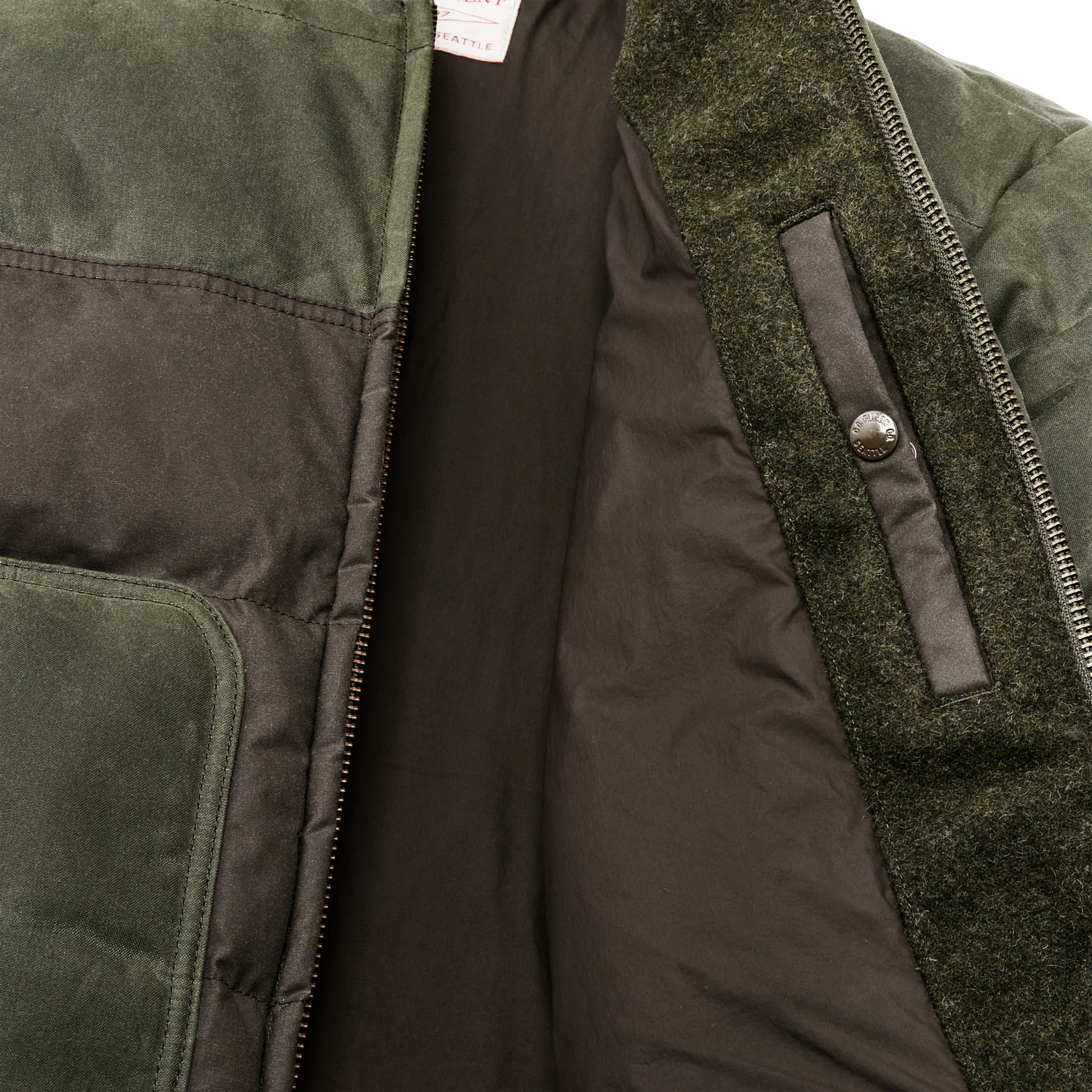 Down Bomber Jacket - Otter Green
