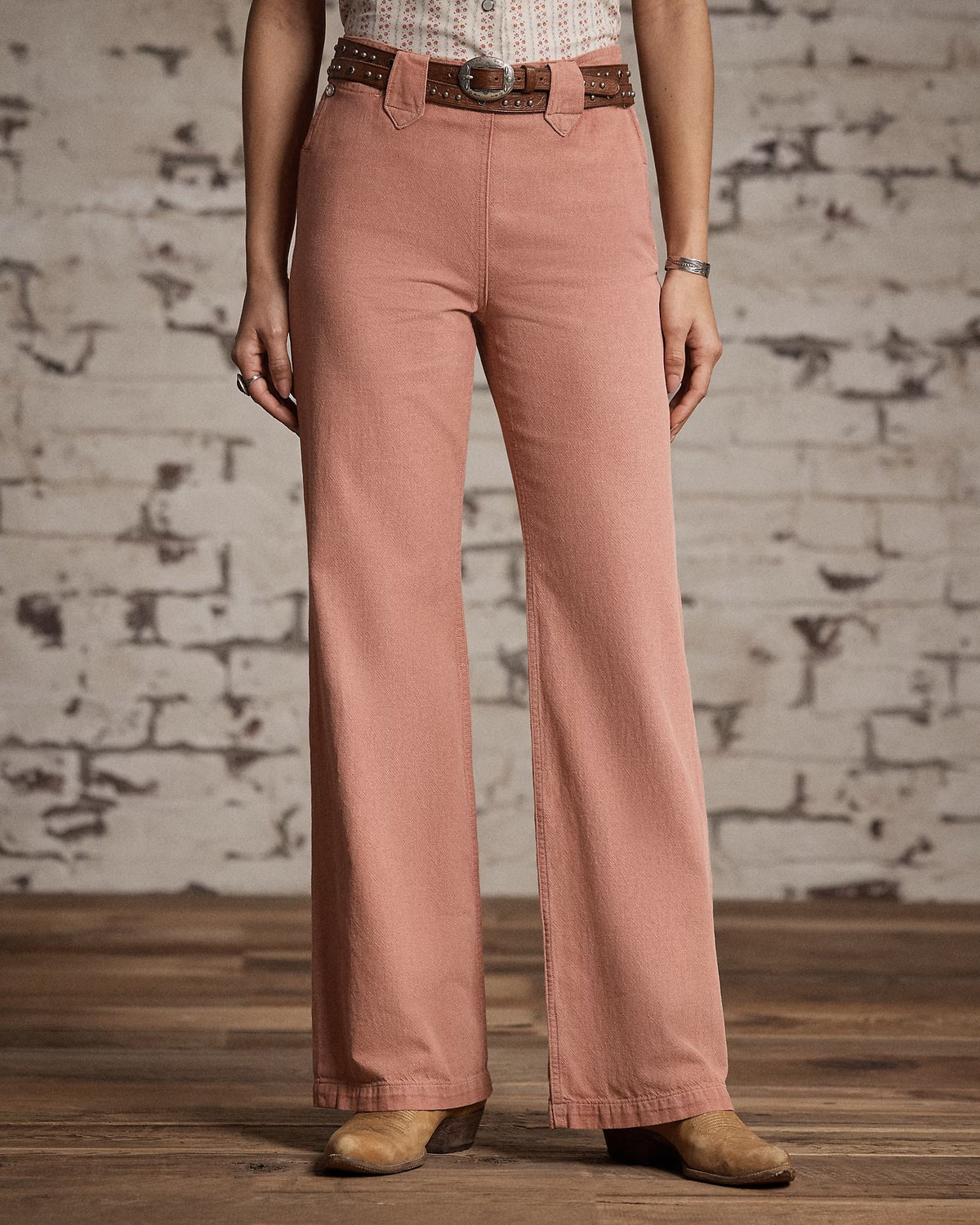 RRL Cotton-Linen Western Pant